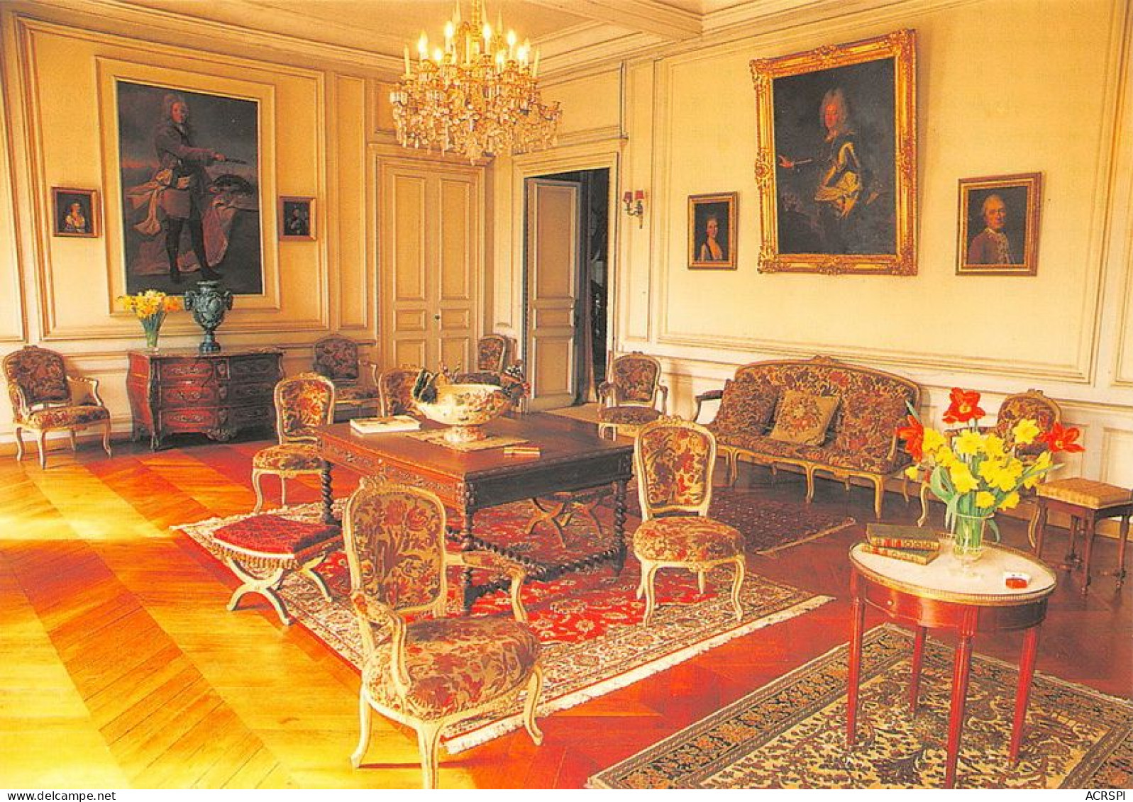 38  BONNEFAMILLE Chateau Parc Animalier De MOIDIERE Le Grand Salon  (Scan R/V) N°  31   \MT9152 - Roybon