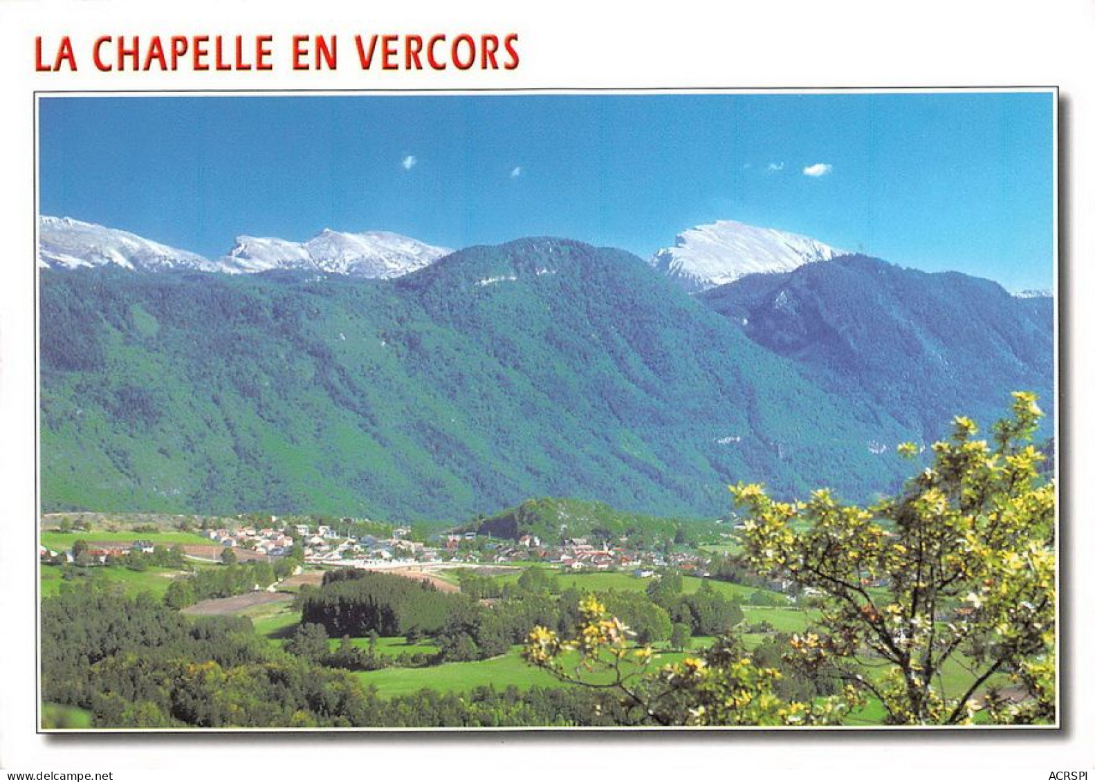 26  La Chapelle-en-Vercors Vue Générale  (Scan R/V) N°  23   \MT9151 - Romans Sur Isere