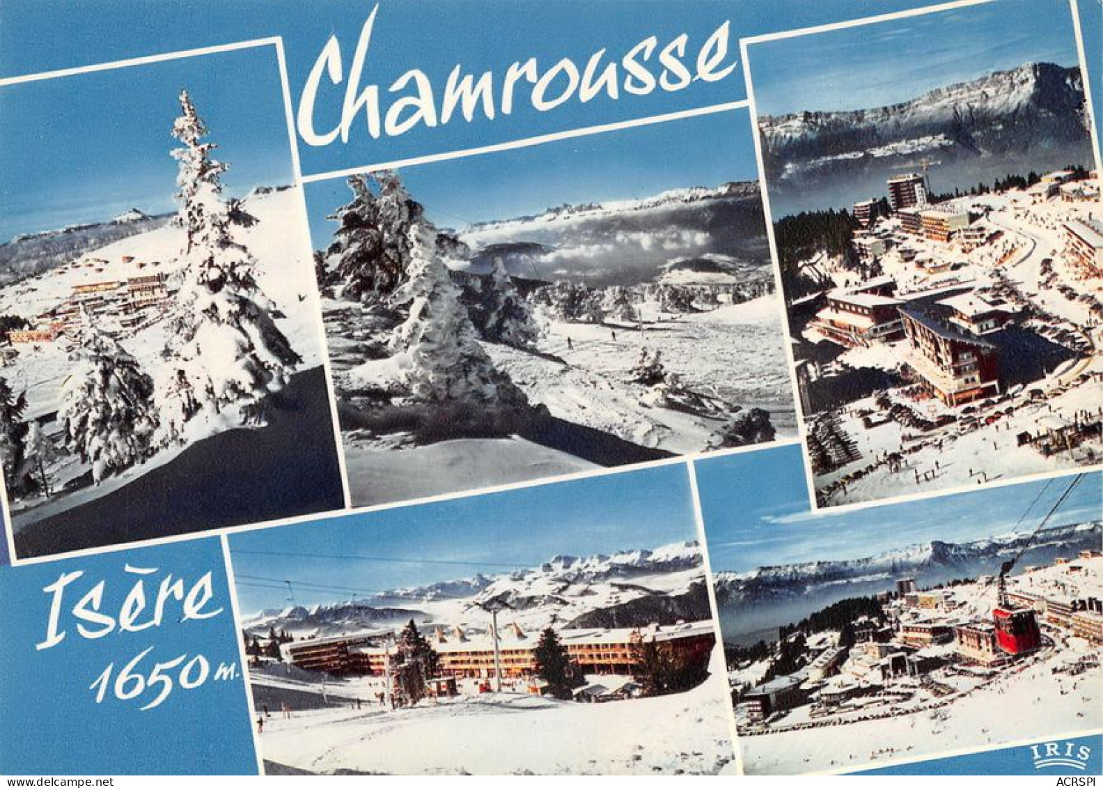 38  Chamrousse Station Olympique ROCHE-BERANGER  (Scan R/V) N°   28   \MT9148 - Chamrousse