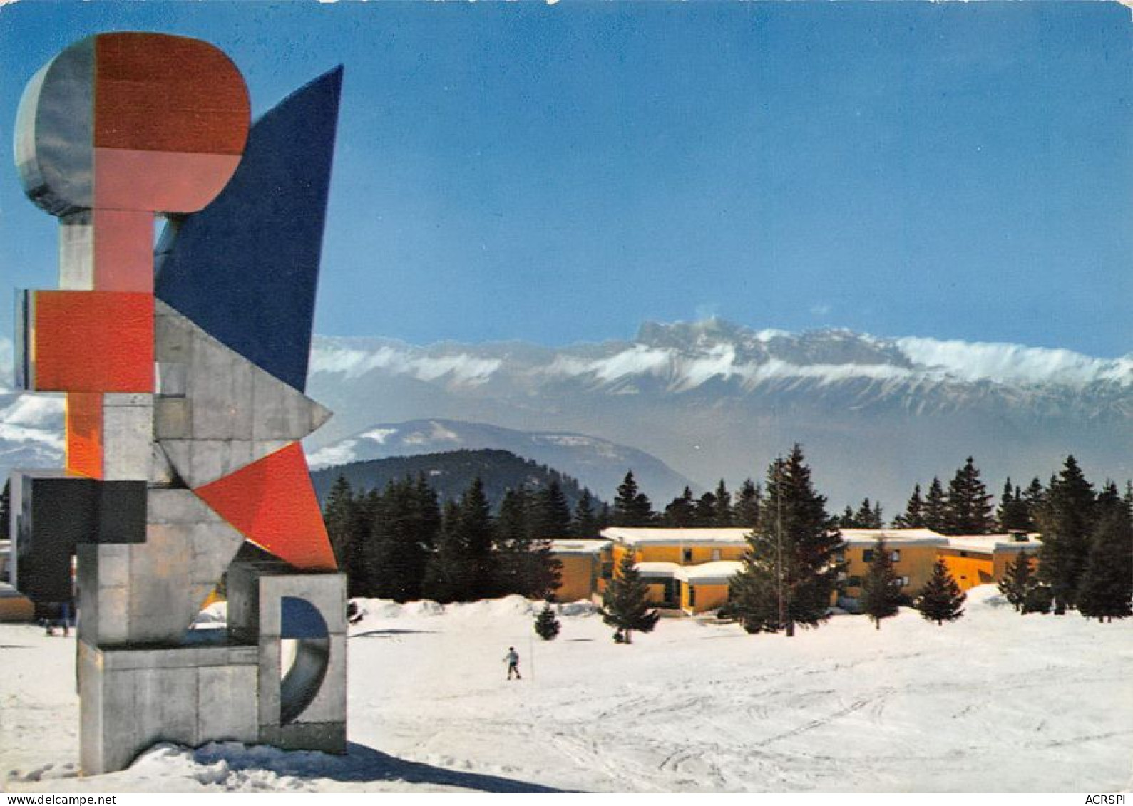 38  Chamrousse Bachat-Bouloud Colonies De Vacances  Le Totem Village D'enfants Du Bas-rhin (Scan R/V) N°   46   \MT9148 - Chamrousse