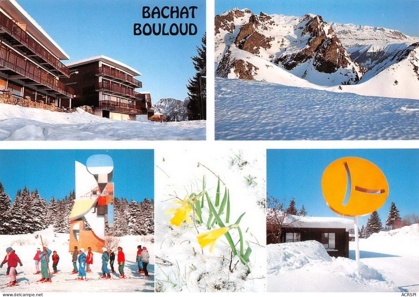 38  Chamrousse  Bachat-Bouloud Village Du Bas-rhin TOTEM (Scan R/V) N°   43   \MT9148 - Chamrousse