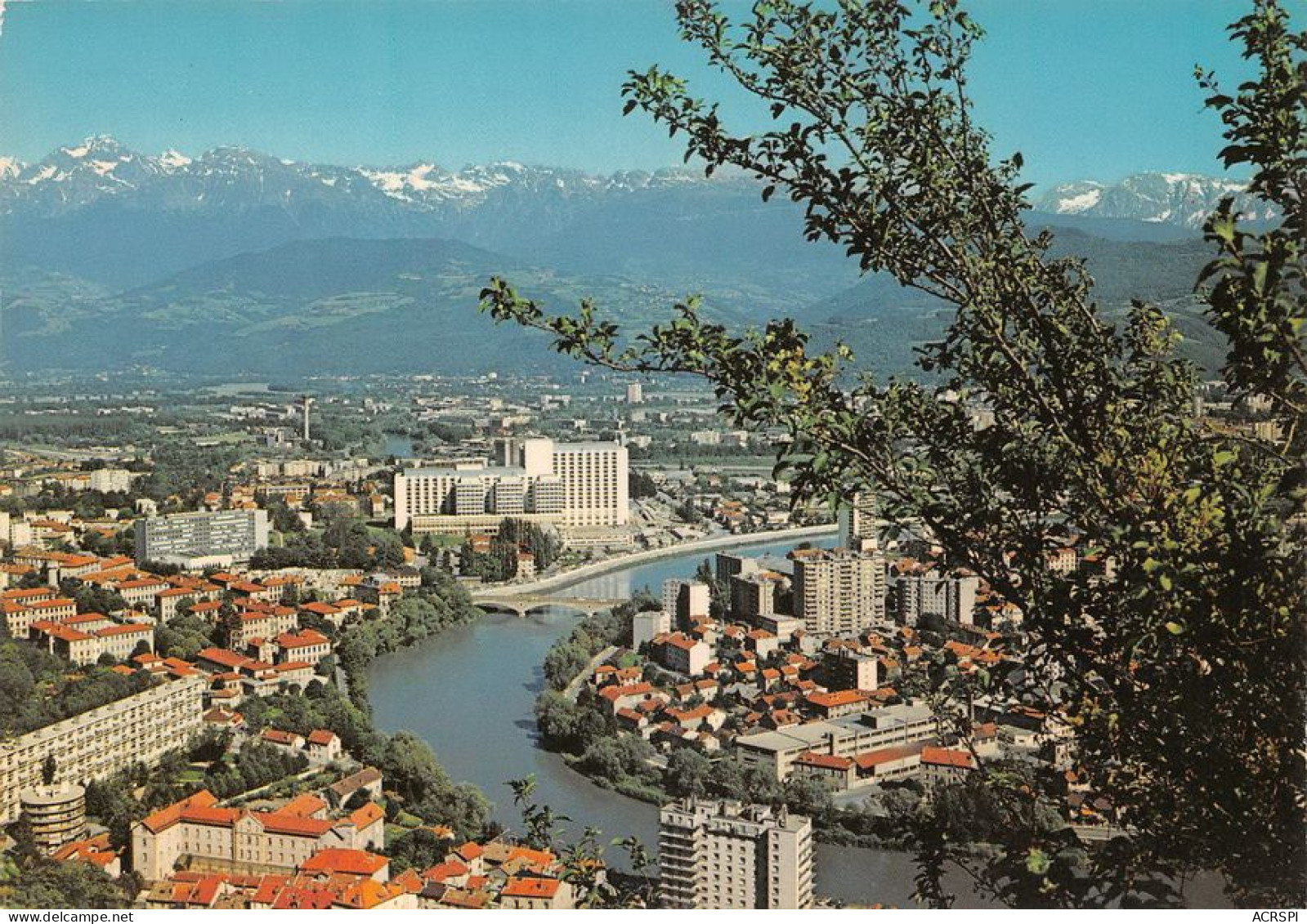 38 GRENOBLE  L'isère à L'île Verte La Tronche Et Belledonne             (Scan R/V) N°   6   \MT9147 - Grenoble