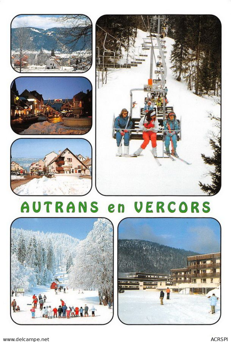 38 Autrans-Méaudre En Vercors  Altitude 1050 M  Le Télésiège (Scan R/V) N°   16   \MT9144 - Grenoble