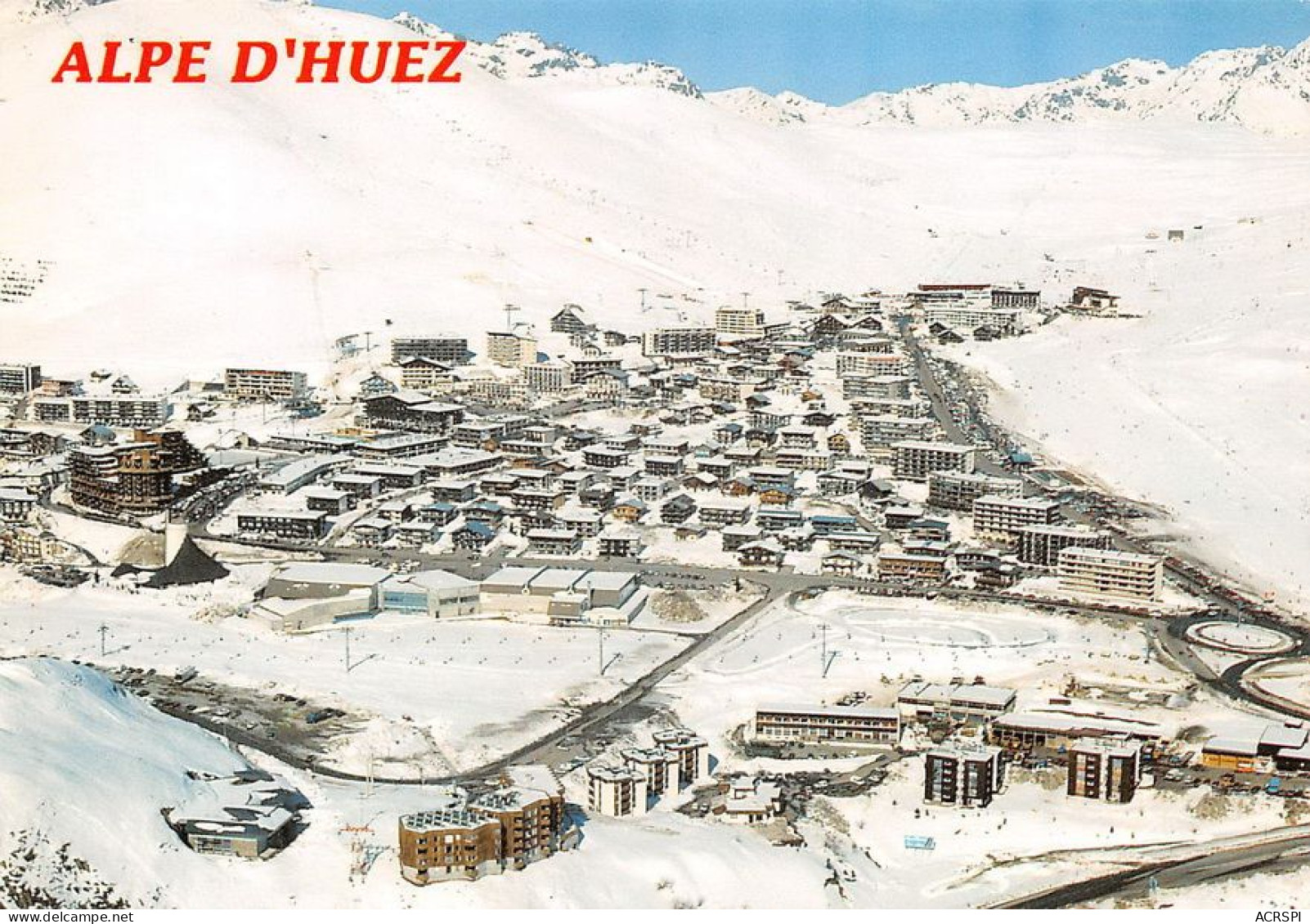 38  L'Alpe D'Huez  Vue Générale   (Scan R/V) N°   34   \MT9144 - Bourg-d'Oisans