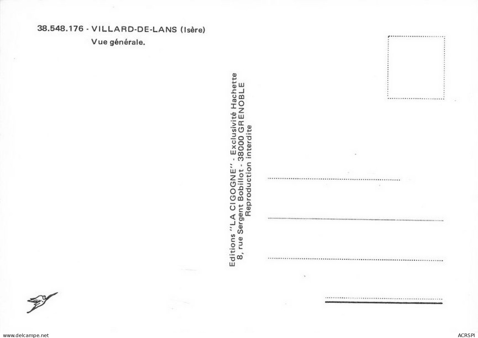38  Villard-de-Lans Vue Générale Des Résidences  (Scan R/V) N°   26  \MT9143 - Villard-de-Lans