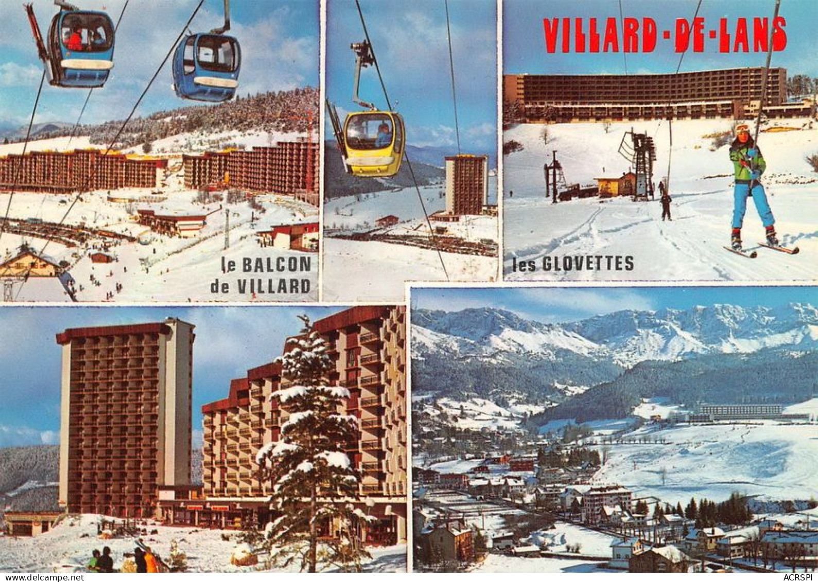 38  Villard-de-Lans   Télécabines Balcon De Villard Et Glovettes  (Scan R/V) N°   38  \MT9143 - Villard-de-Lans