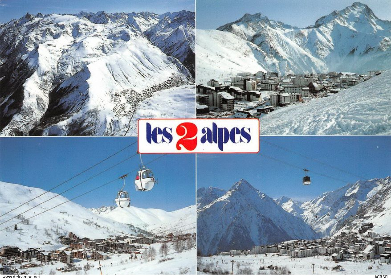 38 Les Deux Alpes Téléphérique Du Jandri-Express Constructeur POMA   (Scan R/V) N°   29   \MT9142 - Bourg-d'Oisans