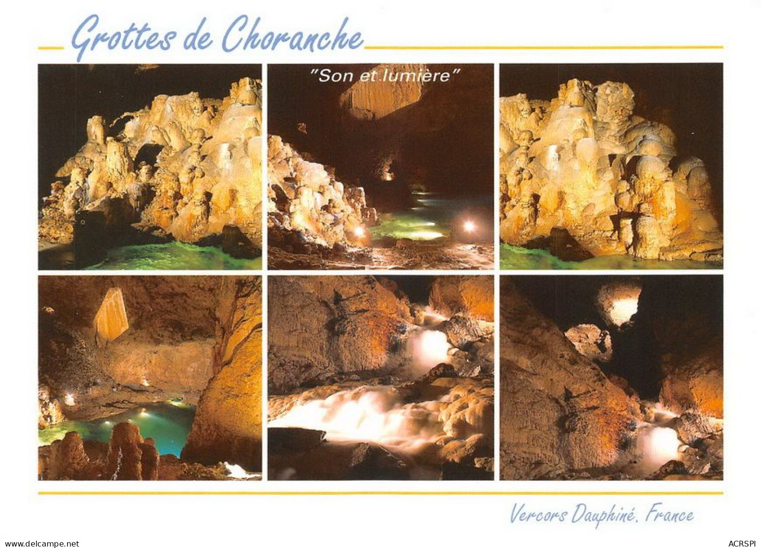 lot de 30 cartes des Grottes de Choranche en Isère cartes vierges non circulées            (Scan R/V) N°   2   \MT9149