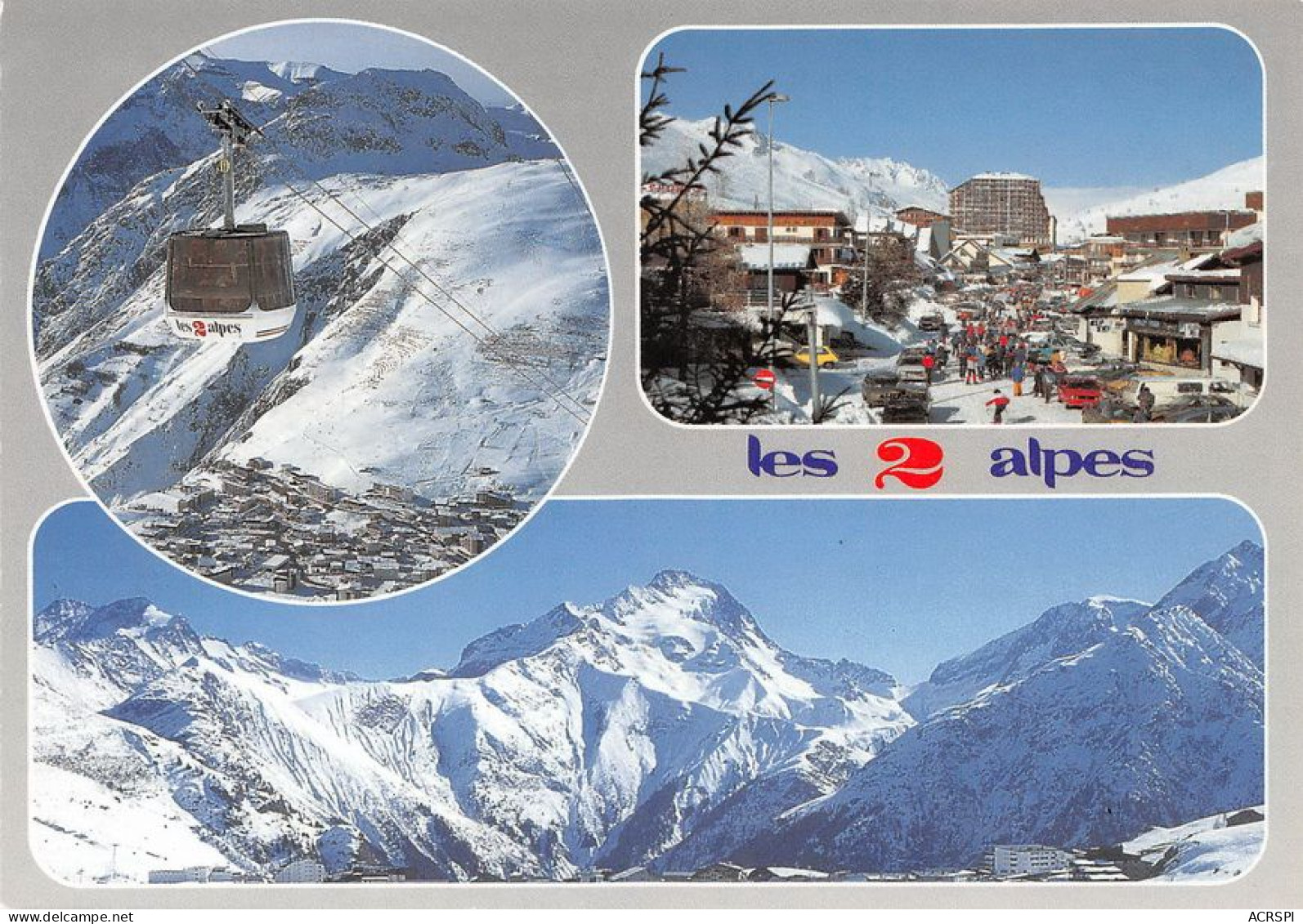 38 Les Deux Alpes  Le Télécabine JANDRY-EXPRESS POMA Tête De Lauranoure Muzelle Venosc (Scan R/V) N°   33   \MT9142 - Bourg-d'Oisans