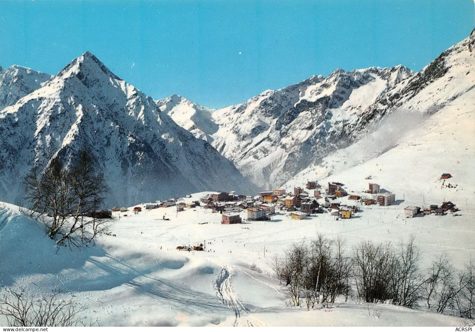 38 Les Deux Alpes  Vue Générale De La Station ROCHAIL Et Venosc  (Scan R/V) N°   46   \MT9142 - Bourg-d'Oisans