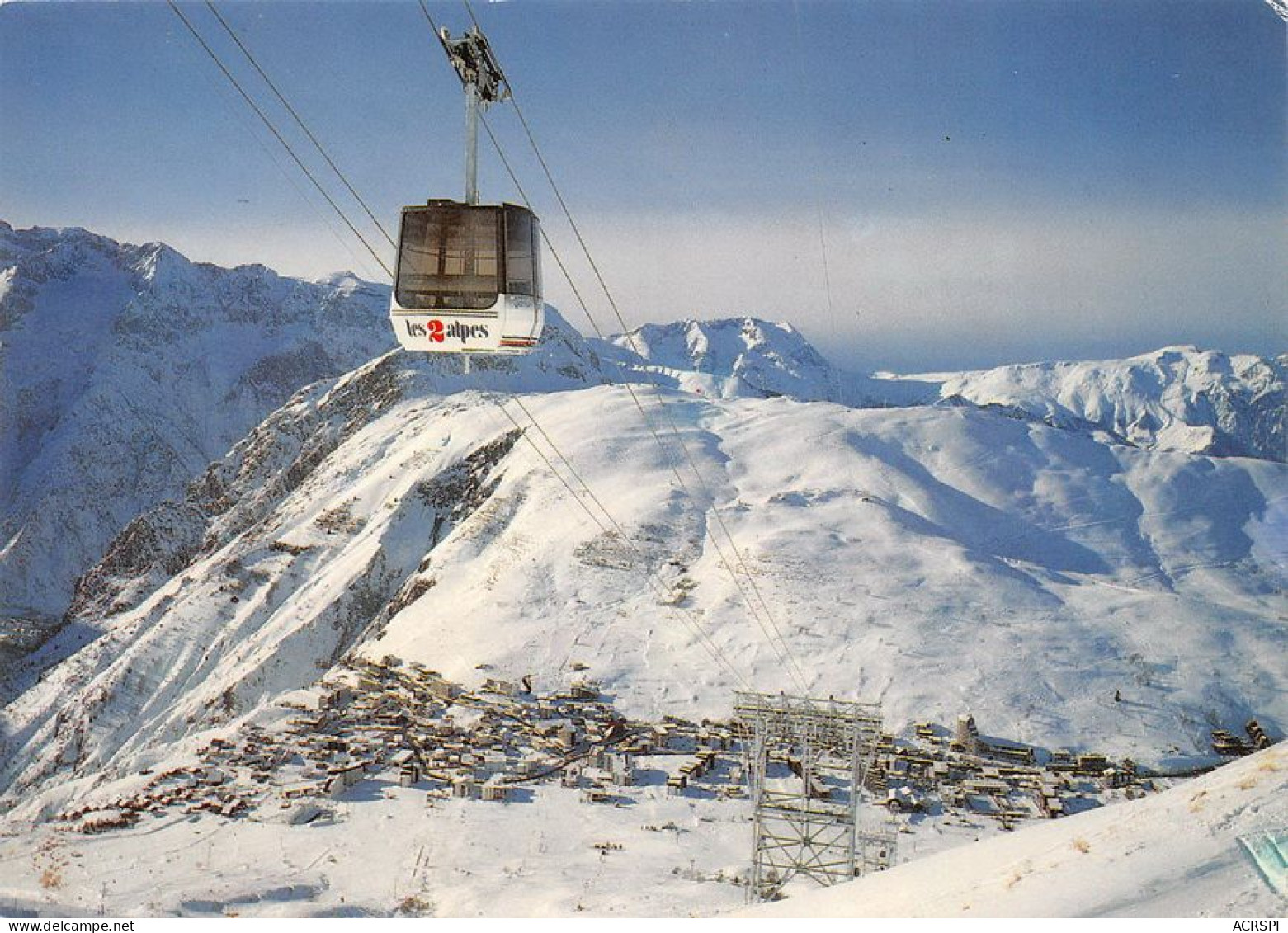 38 Les Deux Alpes  Le Jandri-Express POMA Vue Générale (Scan R/V) N°   43   \MT9142 - Bourg-d'Oisans