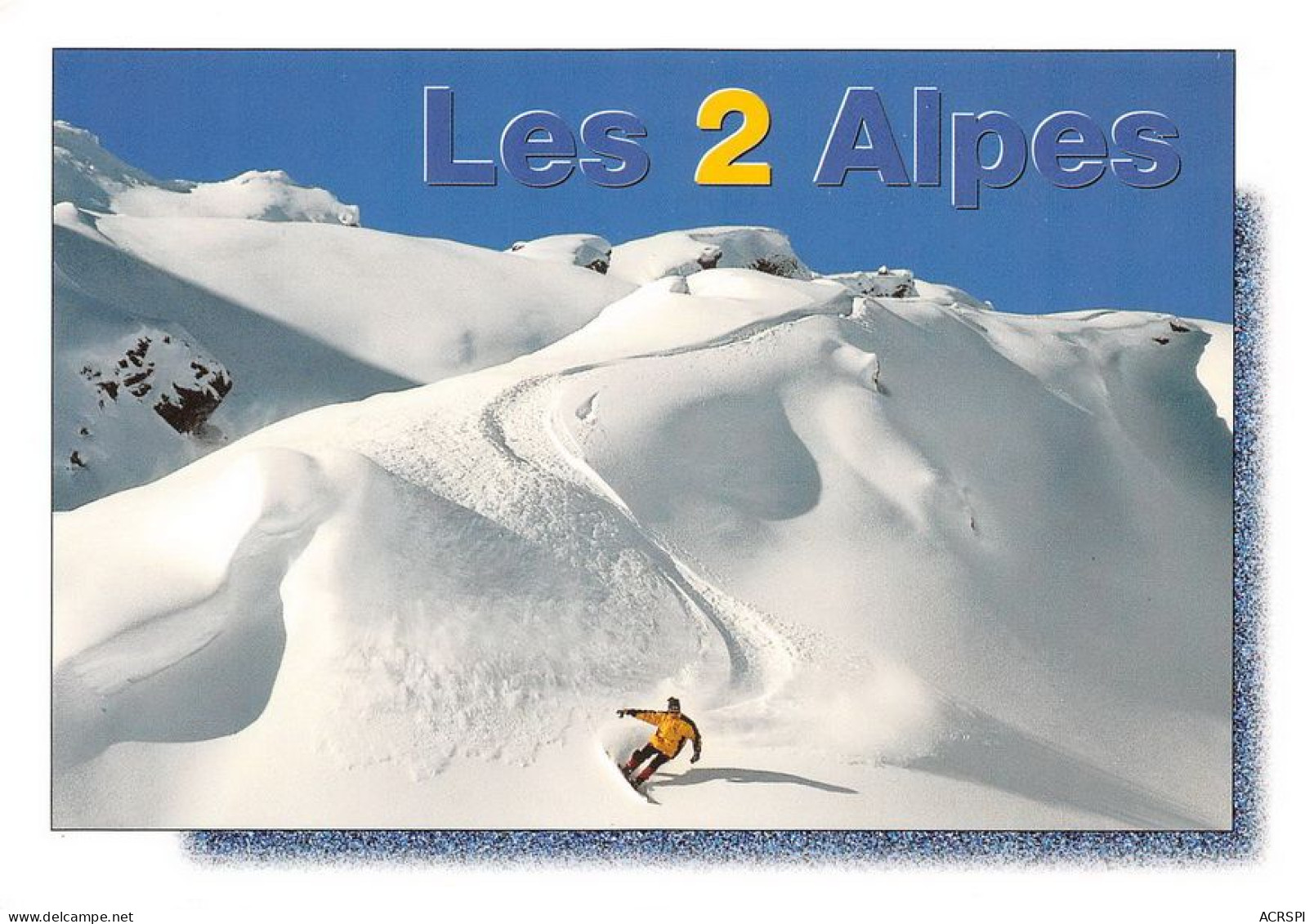 38 Les Deux Alpes  Ski Hors Piste  (Scan R/V) N°   47   \MT9142 - Bourg-d'Oisans