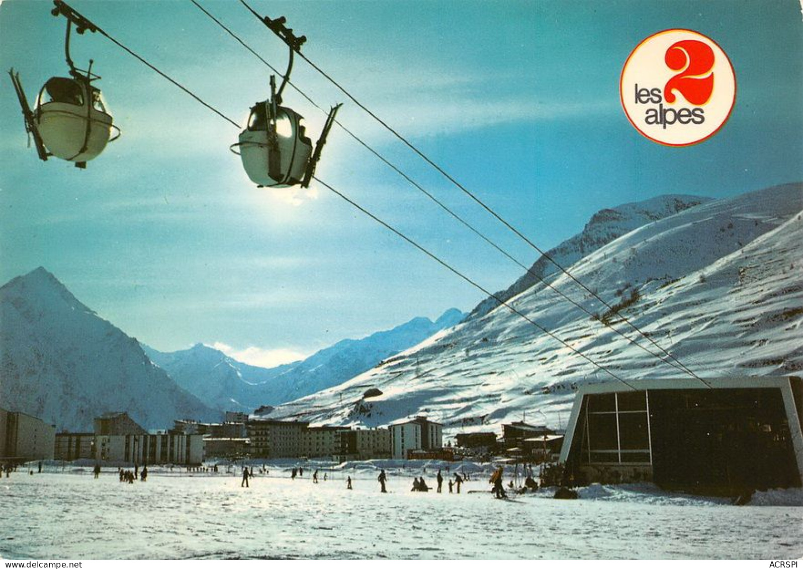 38 Les Deux Alpes   Télécabine De JANDRI 1  (Scan R/V) N°   52   \MT9142 - Bourg-d'Oisans