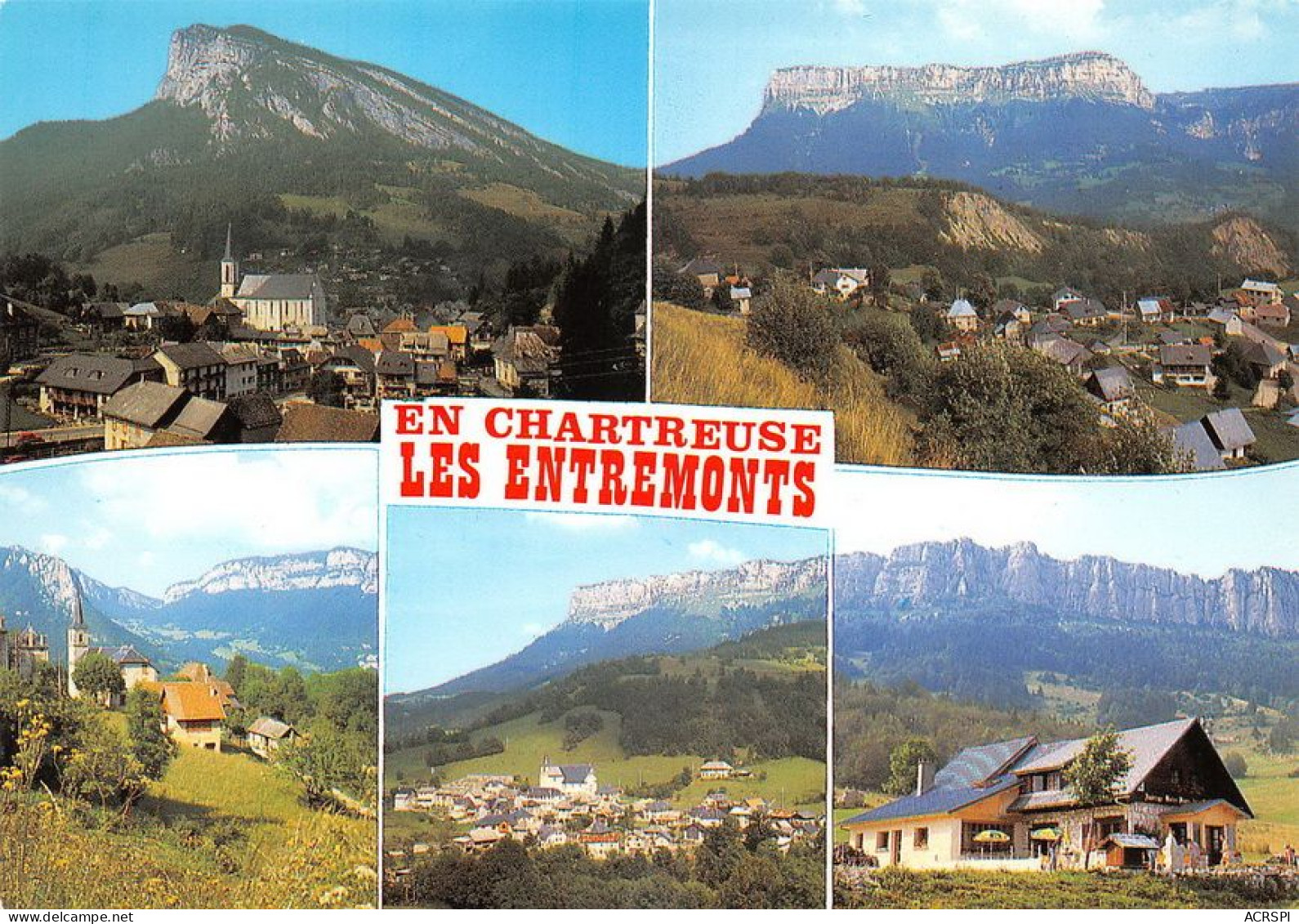 38  Les ENTREMONTS En Chartreuse  (Scan R/V) N°   37   \MT9154 - Chartreuse