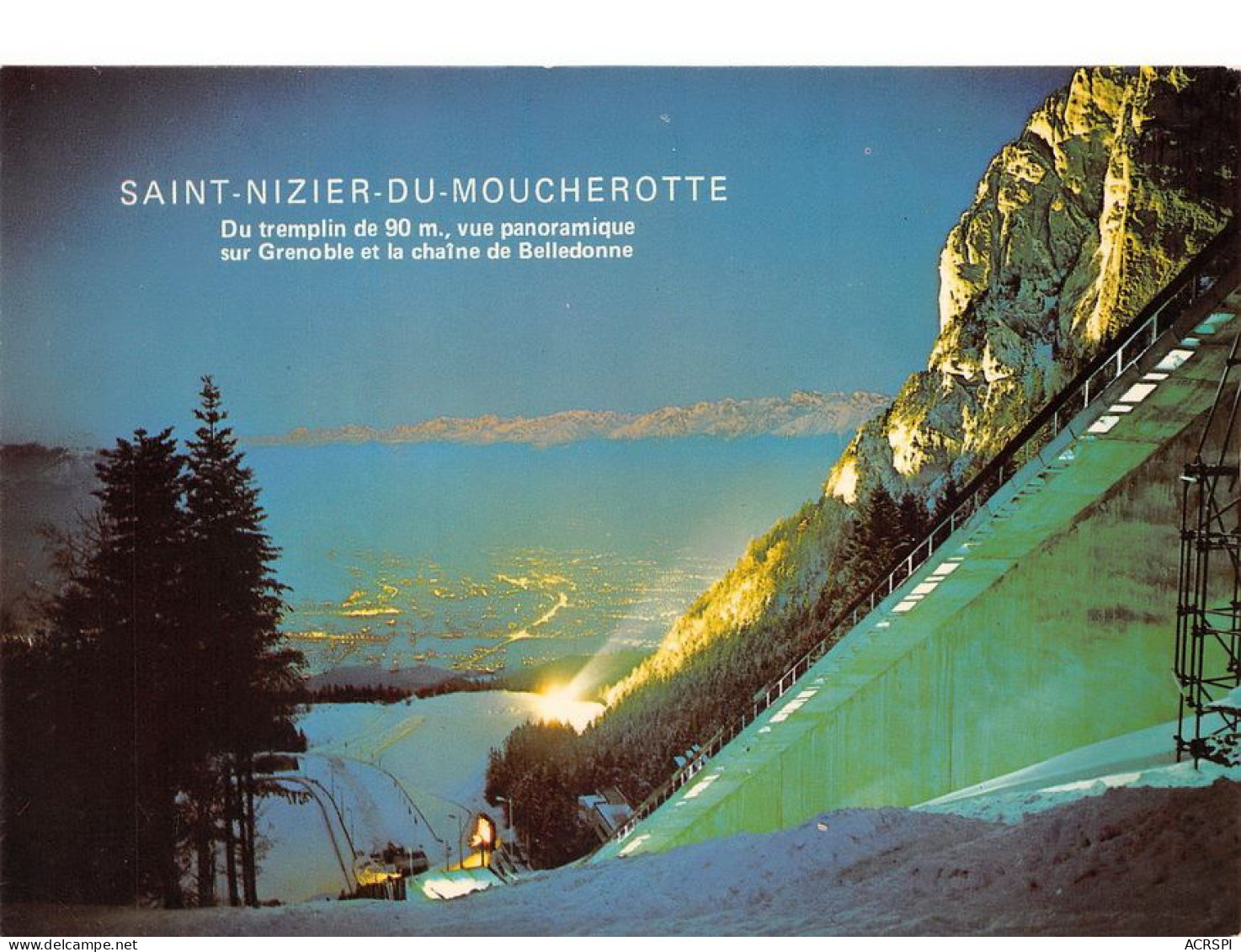 38  Saint-Nizier-du-Moucherotte  Tremplin De 90m Jeux Olympiques              (Scan R/V) N°   5   \MT9153 - Grenoble