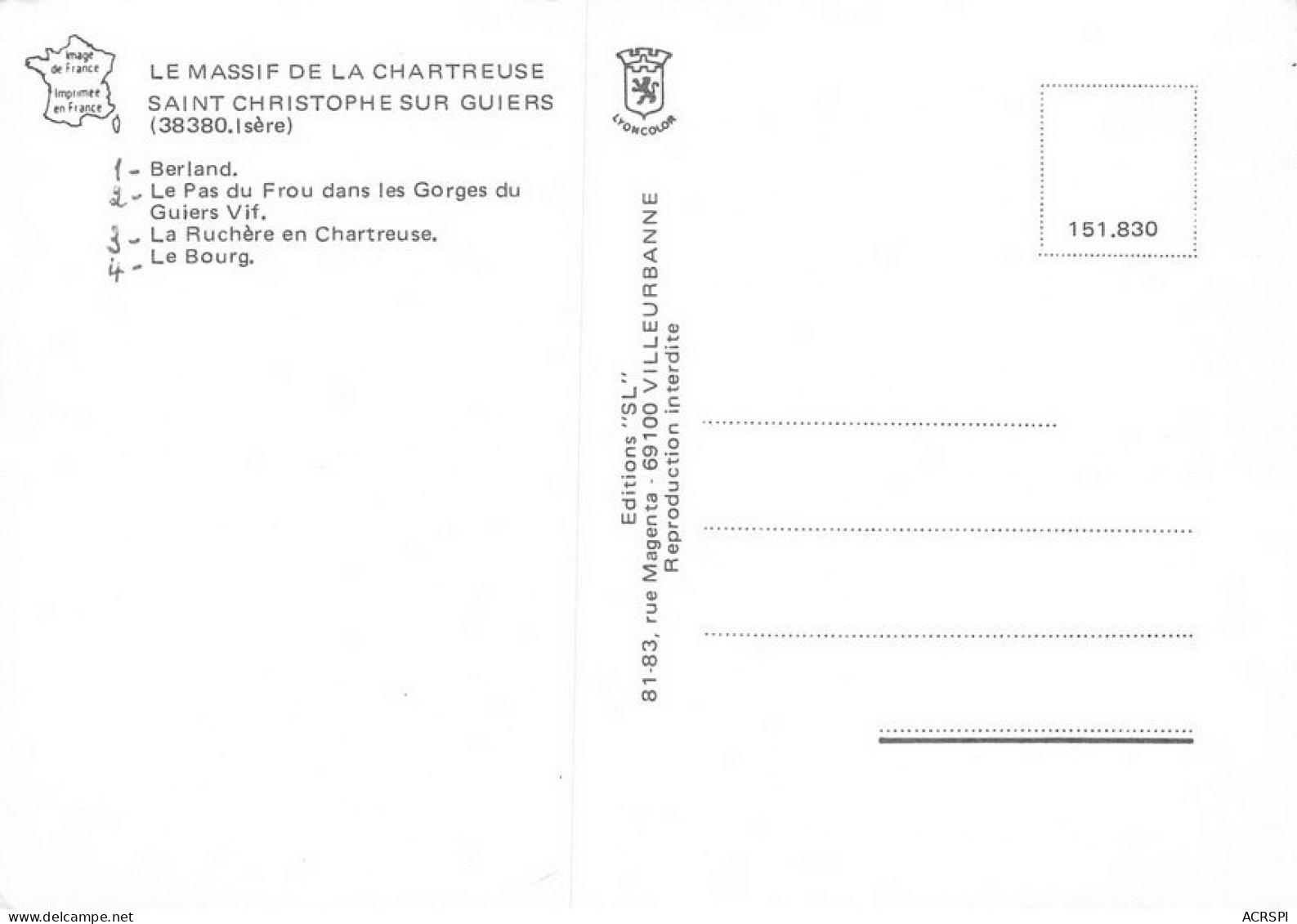 38  Saint-Christophe-sur-Guiers            (Scan R/V) N°   42.Bis   \MT9153 - Saint-Geoire-en-Valdaine