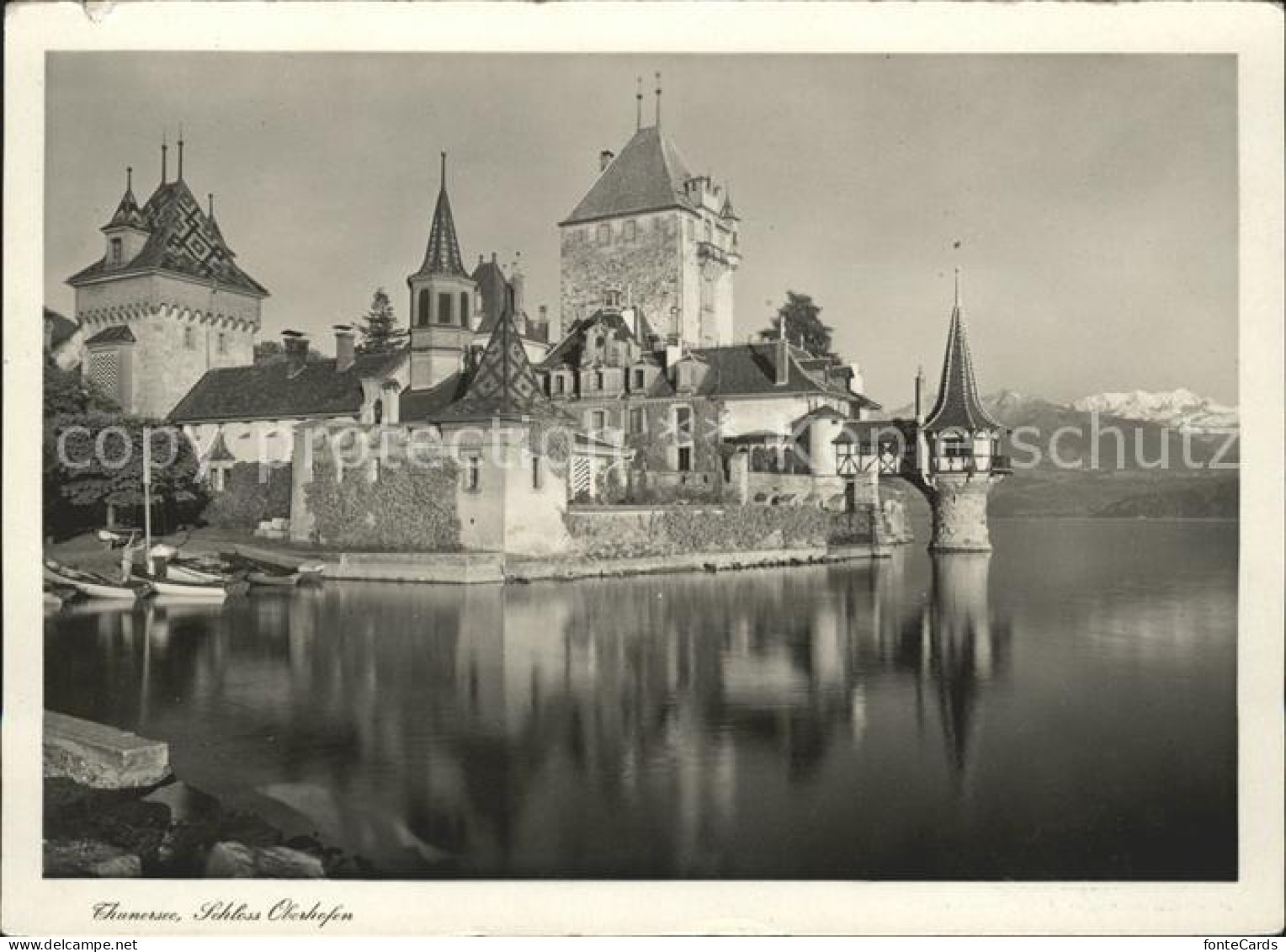 11639472 Thunersee Schloss Oberhofen Scherzligen - Altri & Non Classificati