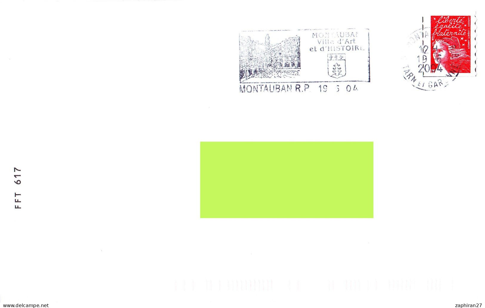 82 - FLAMME MONTAUBAN ( TARN ET GARONNE) VILLE D'ART ET D'HISTOIRE / LES ARCADES DE LA PLACE NATIONALE #929# - Monumenten
