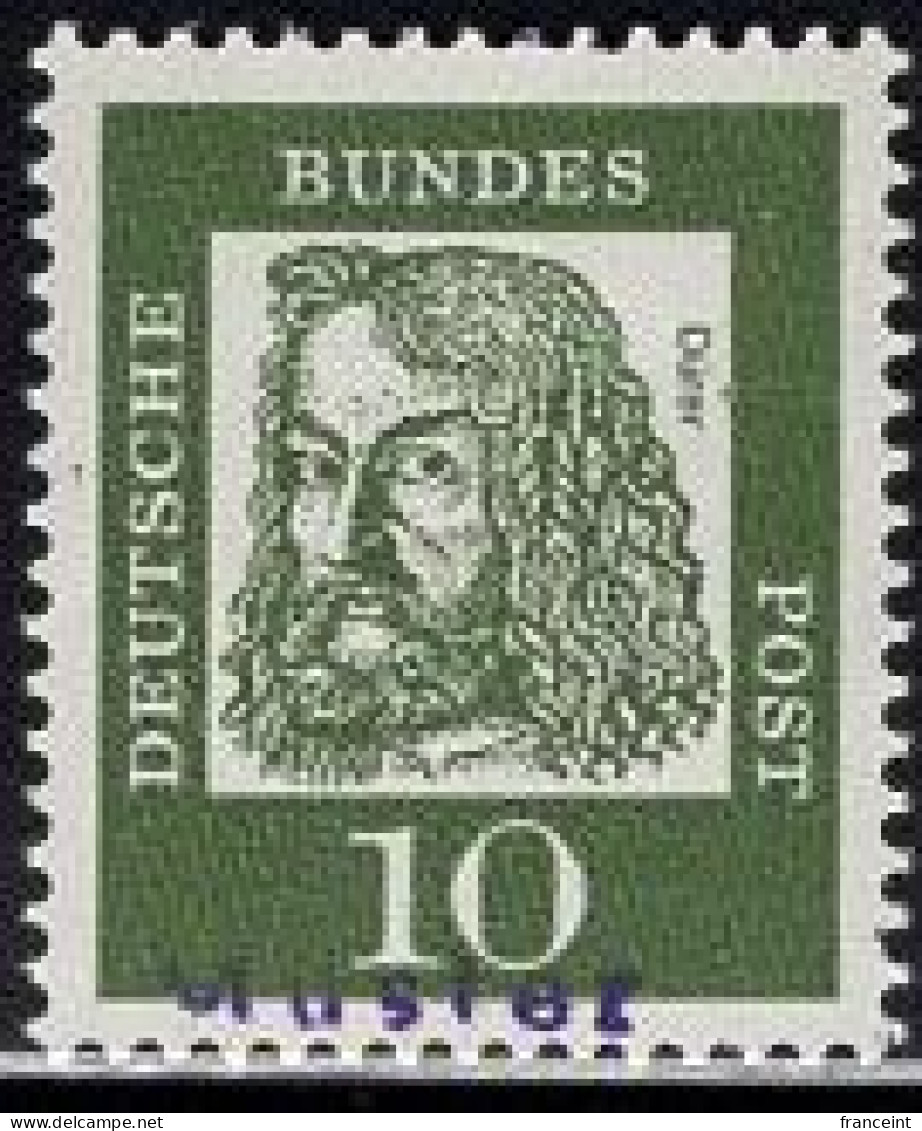 GERMANY(1961) Albrecht Durer. MUSTER (specimen) Overprint. Scott No 827. - Sonstige & Ohne Zuordnung