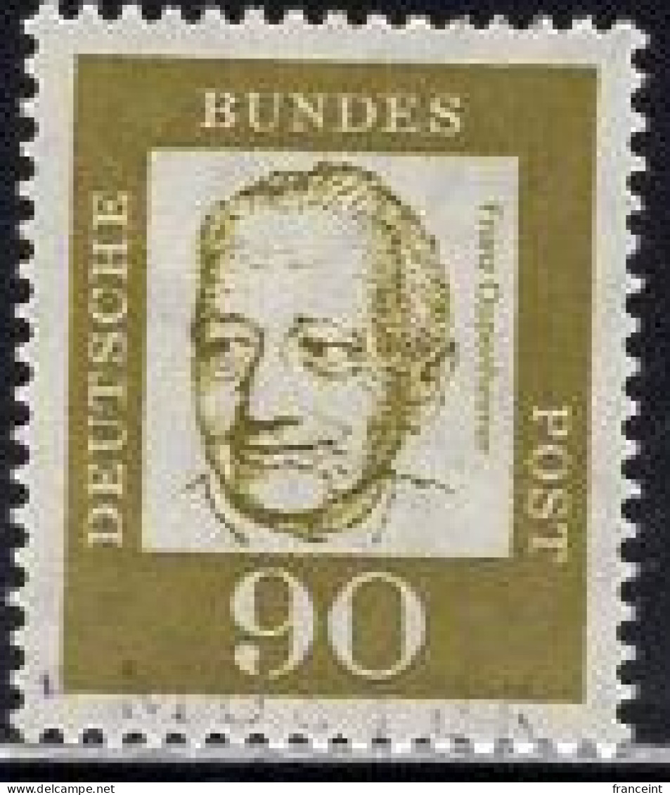 GERMANY(1964) Franz Oppenheimer. MUSTER (specimen) Overprint. Scott No 837. - Autres & Non Classés