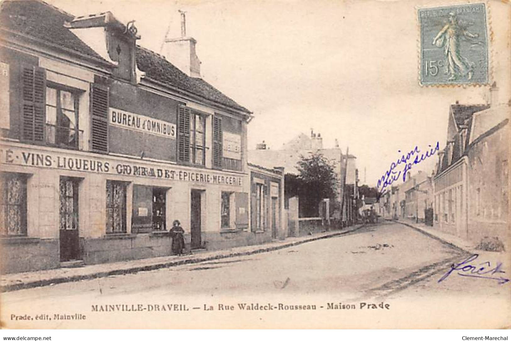 MAINVILLE DRAVEIL - La Rue Waldeck Rousseau - Maison PRADE - Très Bon état - Otros & Sin Clasificación