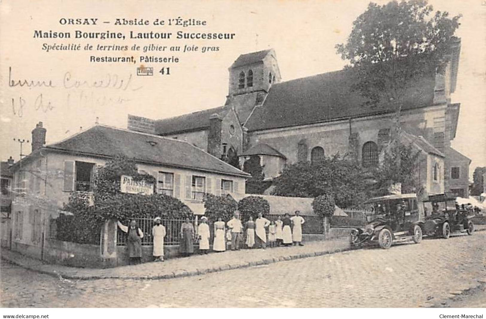 ORSAY - Abside De L'Eglise - Maison Bourgine, Lautour Successeur - Très Bon état - Orsay