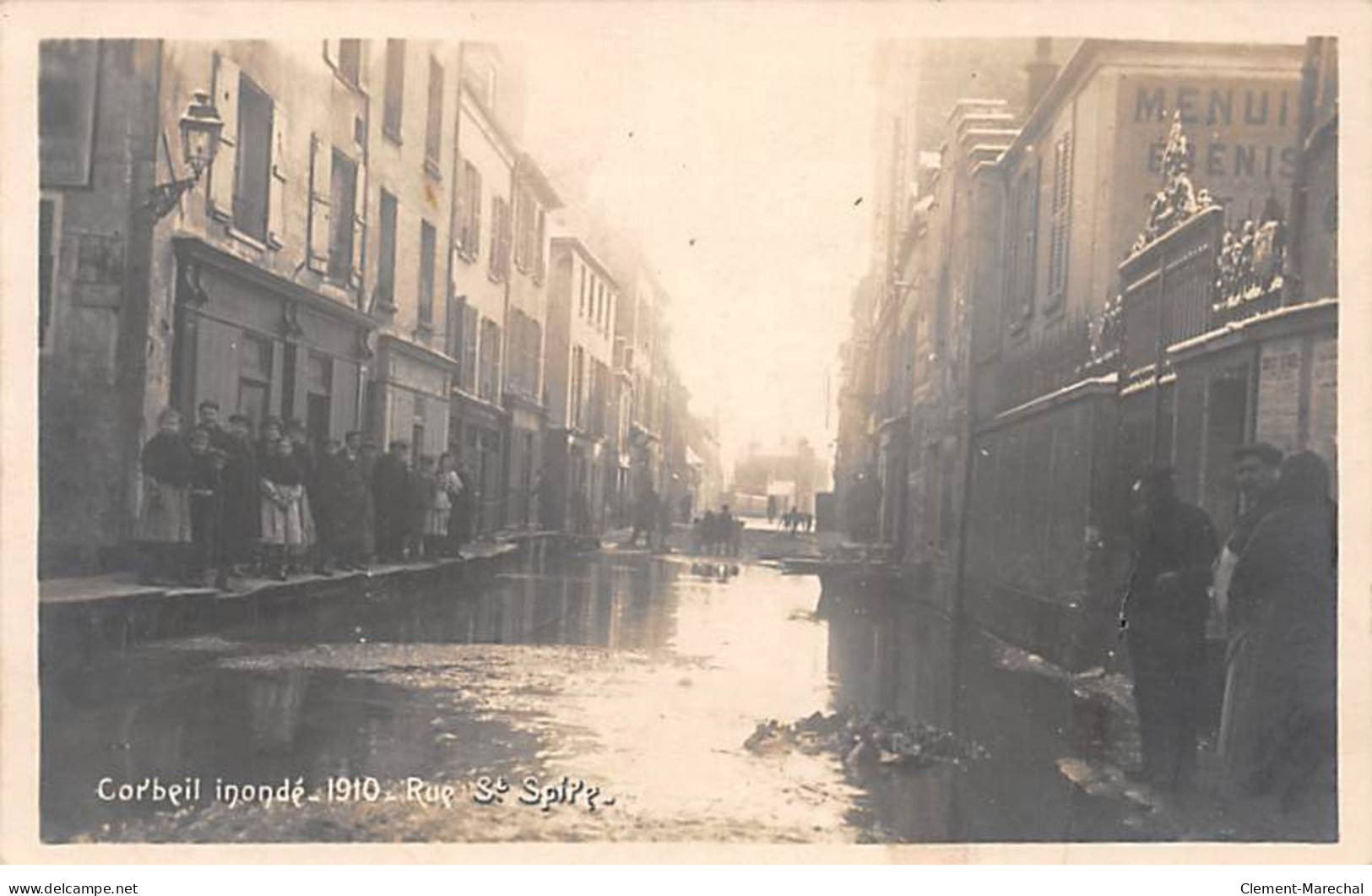 CORBEIL Inondé 1910 - Très Bon état - Corbeil Essonnes