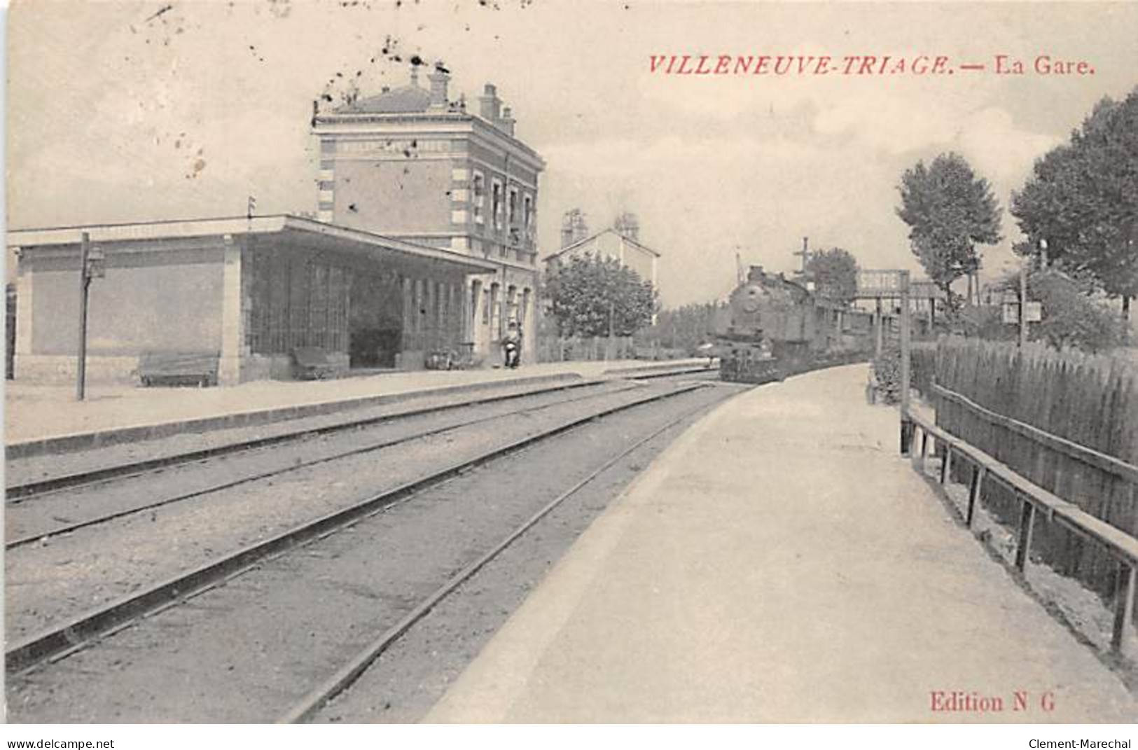 VILLENEUVE TRIAGE - La Gare - Très Bon état - Other & Unclassified