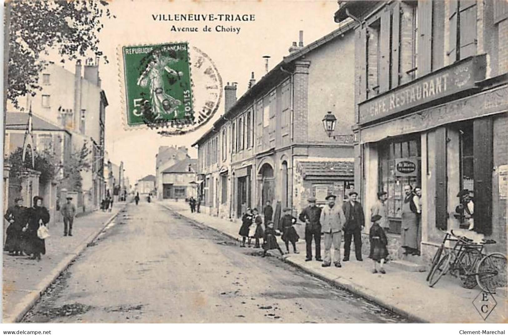 VILLENEUVE TRIAGE - Avenue De Choisy - Très Bon état - Autres & Non Classés