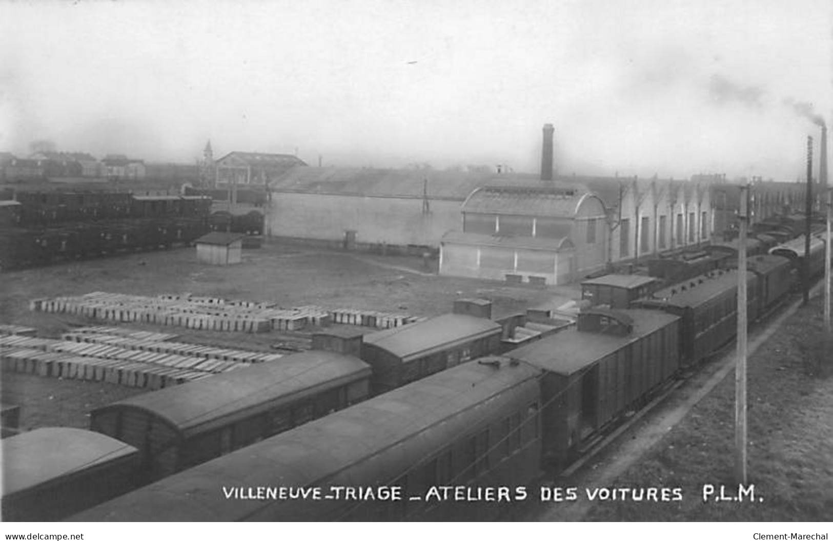 VILLENEUVE TRIAGE - Ateliers Des Voitures - Très Bon état - Autres & Non Classés