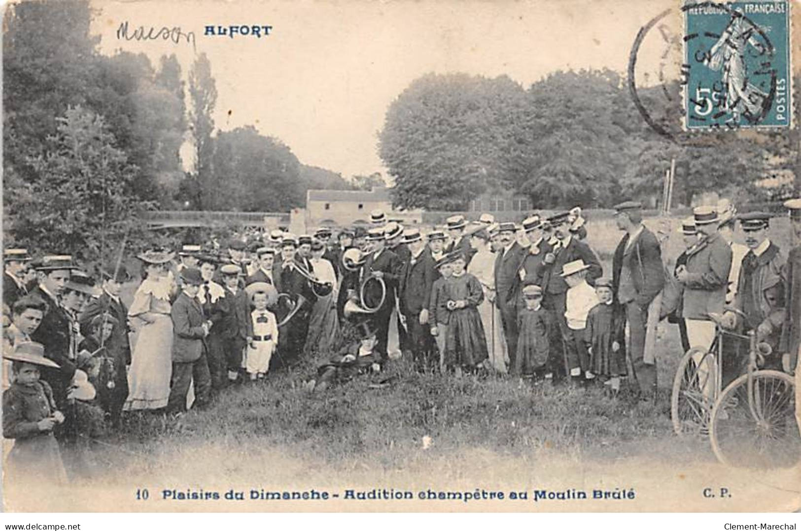 ALFORT - Plaisirs Du Dimanche - Audition Champêtre Au Moulin Brûlé - état - Maisons Alfort