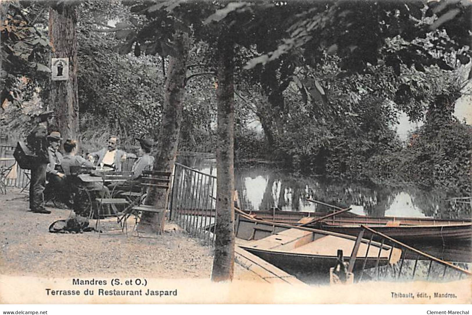 MANDRES - Terrasse Du Restaurant Jaspard - état - Mandres Les Roses