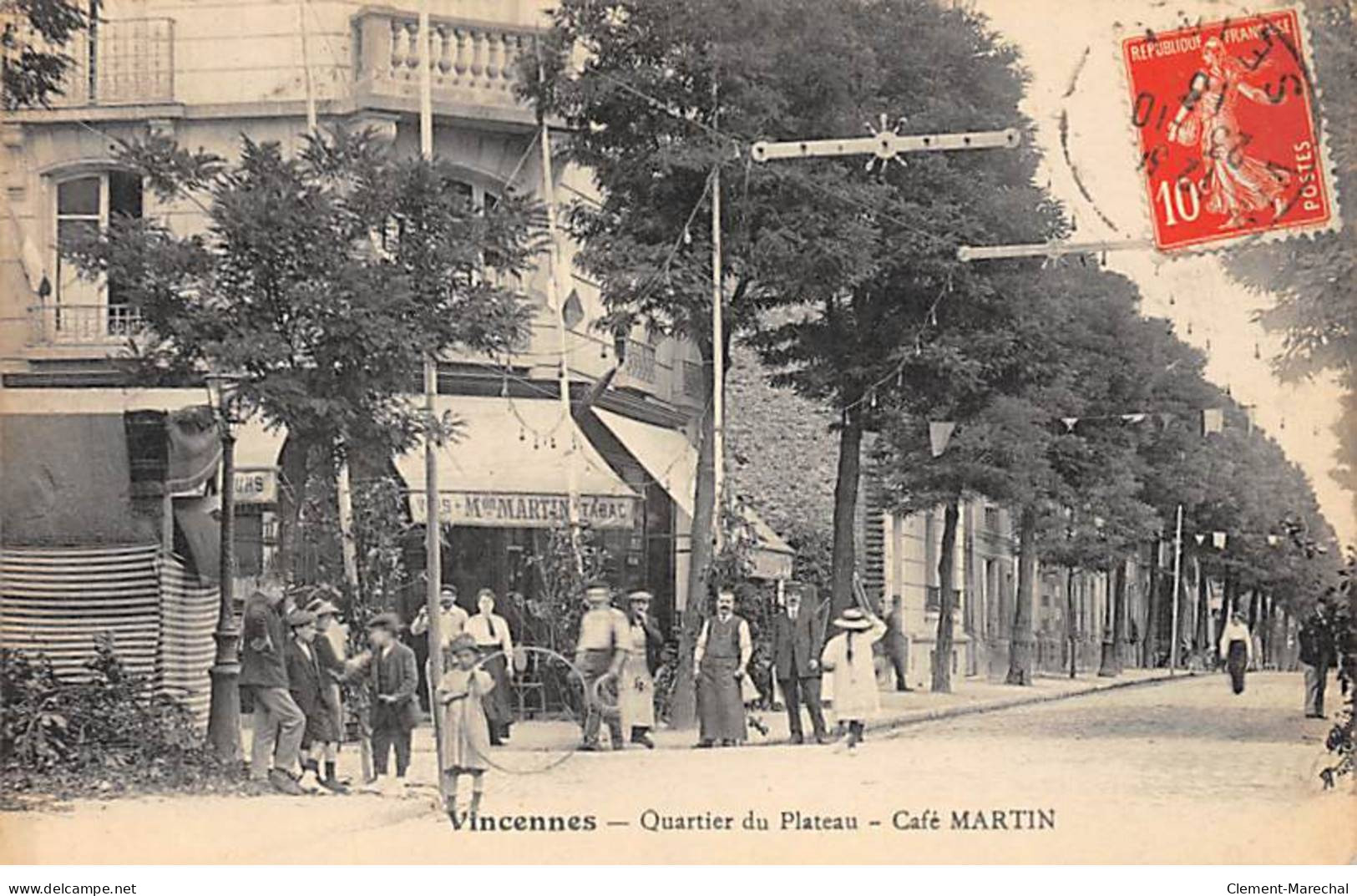 VINCENNES - Quartier Du Plateau - Café MARTIN - Très Bon état - Vincennes