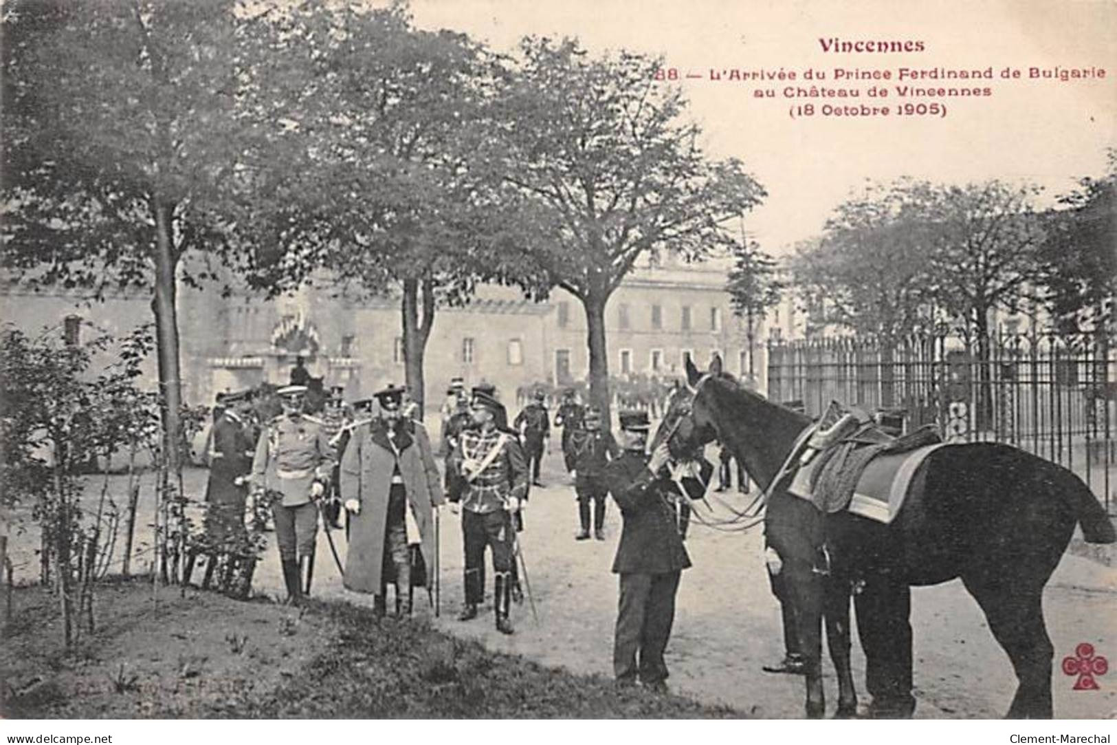 VINCENNES - L'Arrivée Du Prince Ferdinand De Bulgarie Au Château De Vincennes - 18 Octobre 1905 - Très Bon état - Vincennes