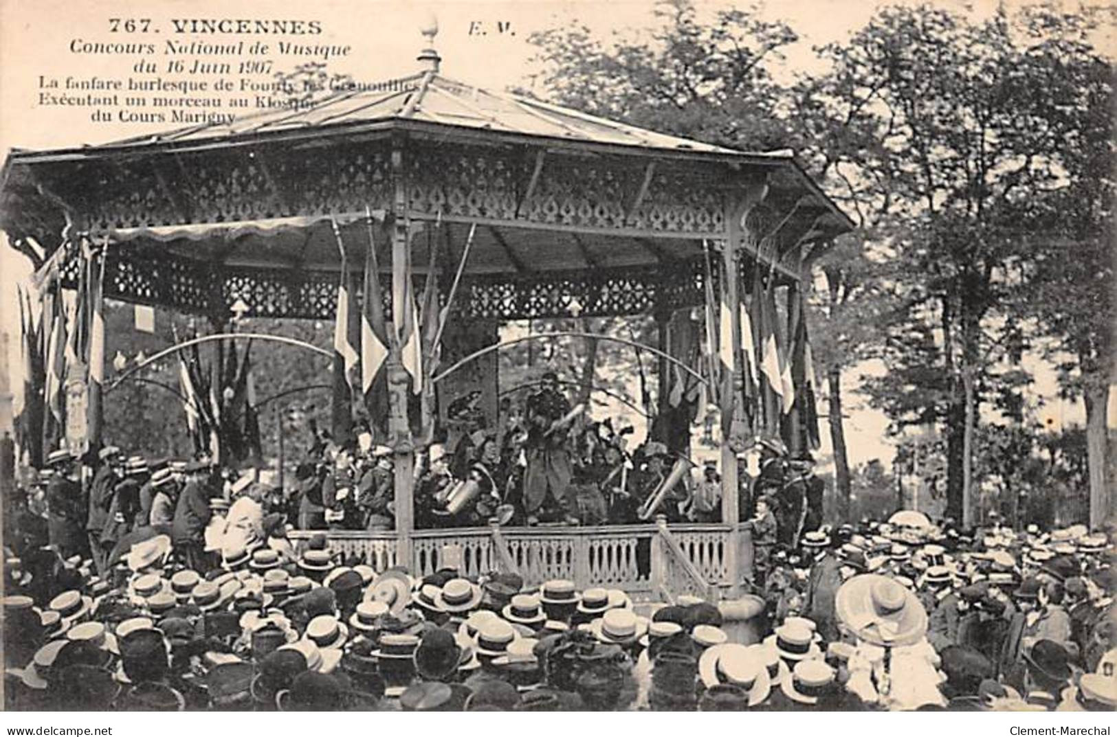 VINCENNES - Concours National De Musique Du 16 Juin 1907 - La Fanfare - Très Bon état - Vincennes