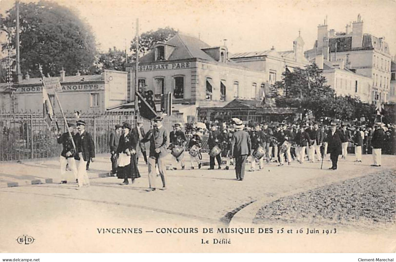 VINCENNES - Concours De Musique Des 15 Et 16 Juin 1913 - Le Défilé - Très Bon état - Vincennes