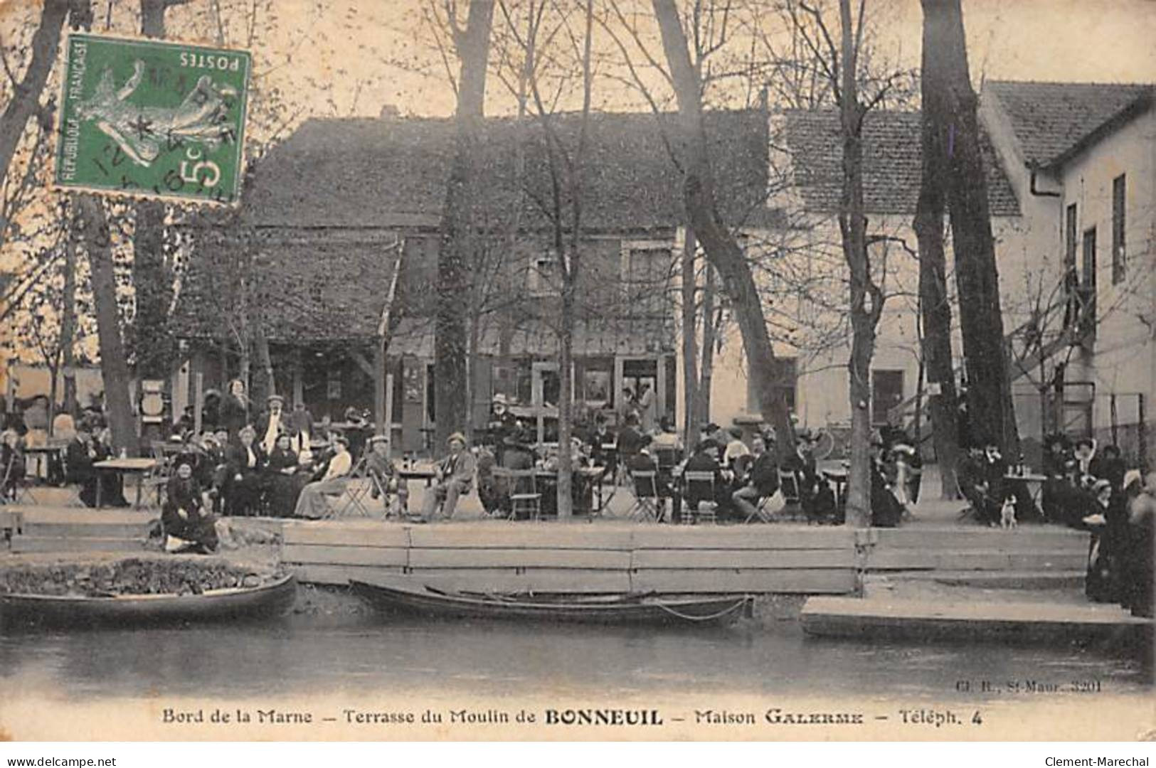 Terrasse Du Moulin De BONNEUIL - Maison GALERME - Très Bon état - Bonneuil Sur Marne