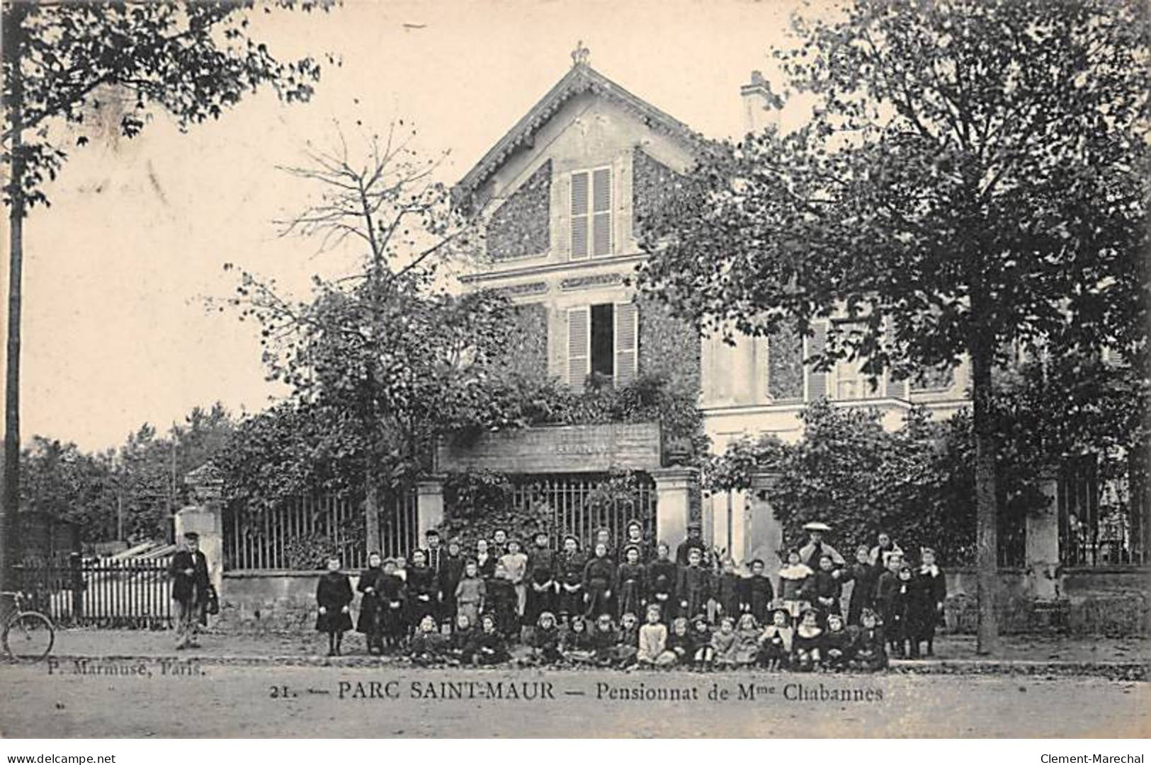 PARC SAINT MAUR - Pensionnat De Mme Chabannes - Très Bon état - Saint Maur Des Fosses