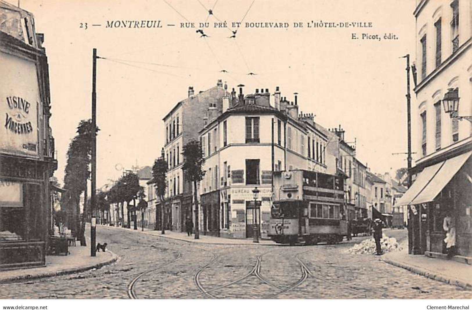 MONTREUIL - Rue Du Pré Et Boulevard De L'Hôtel De Ville - Très Bon état - Montreuil