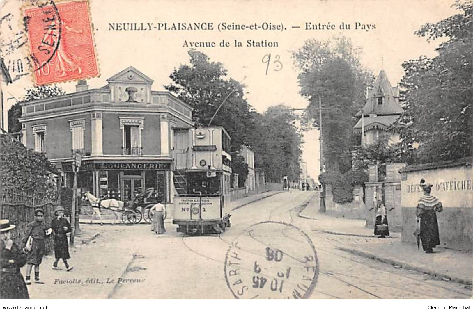 NEUILLY PLAISANCE - Entrée Du Pays - Avenue De La Station - Très Bon état - Neuilly Plaisance