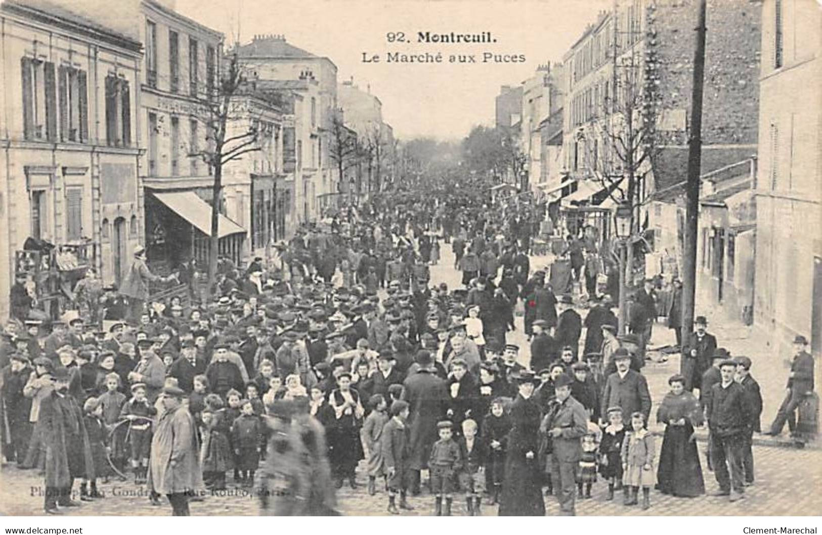 MONTREUIL - Le Marché Aux Puces - état - Montreuil