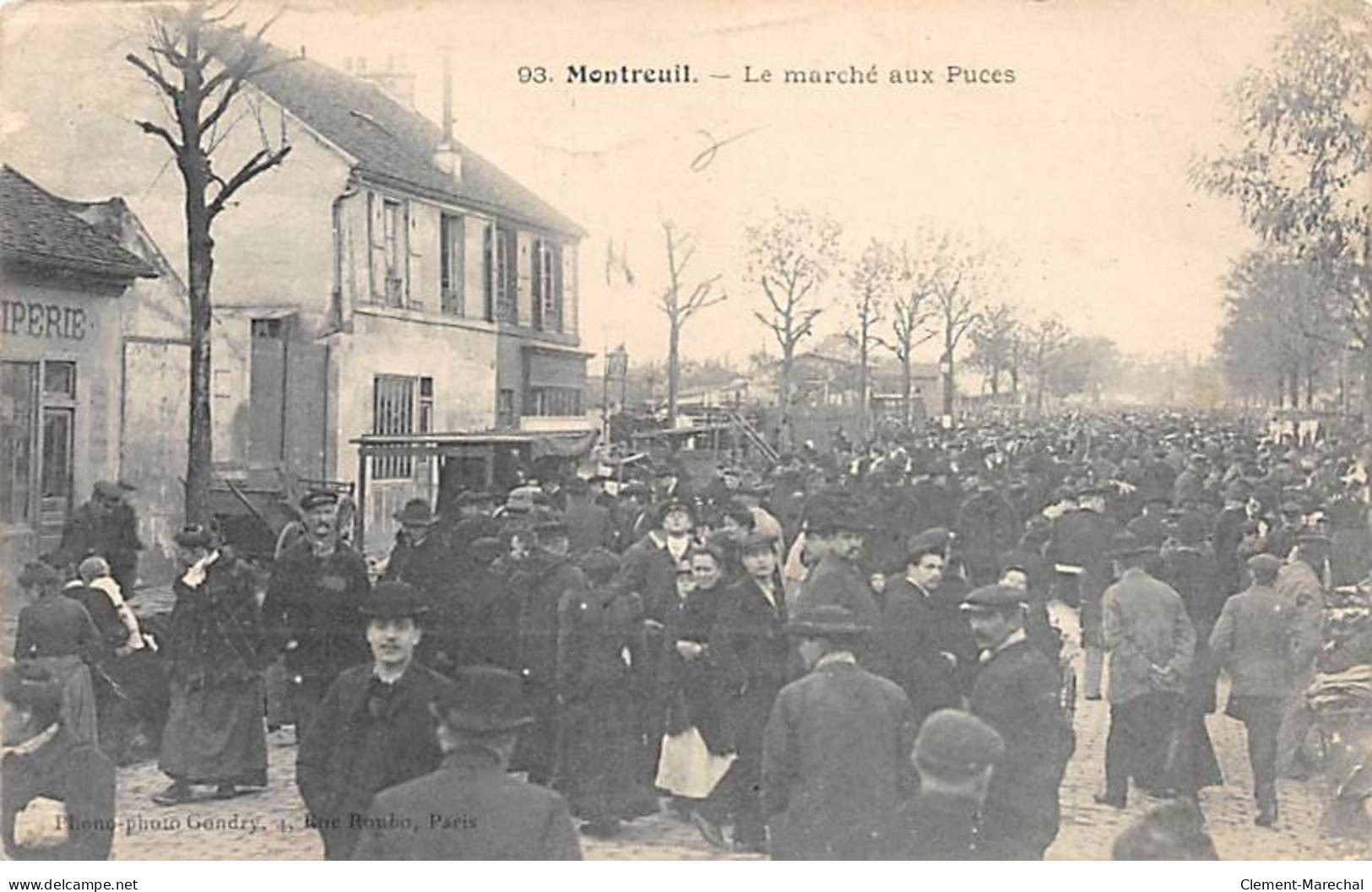 MONTREUIL - Le Marché Aux Puces - état - Montreuil