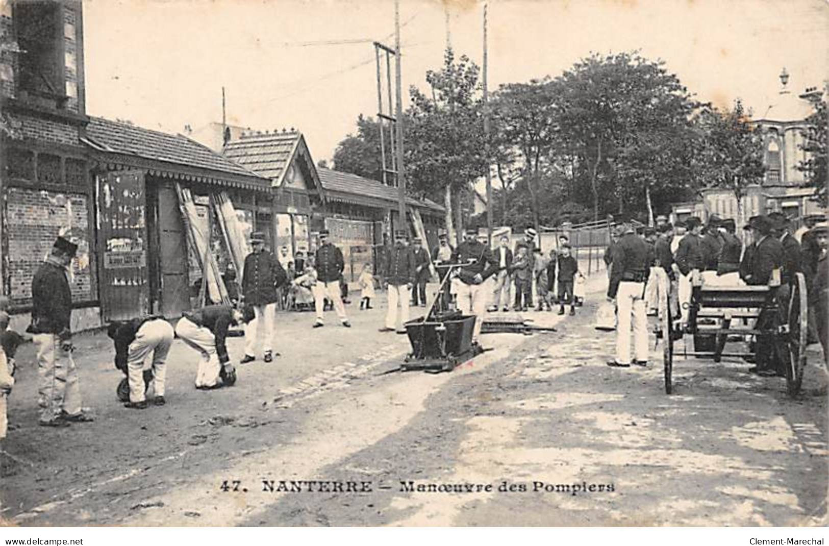 NANTERRE - Manoeuvre Des Pompiers - état - Nanterre