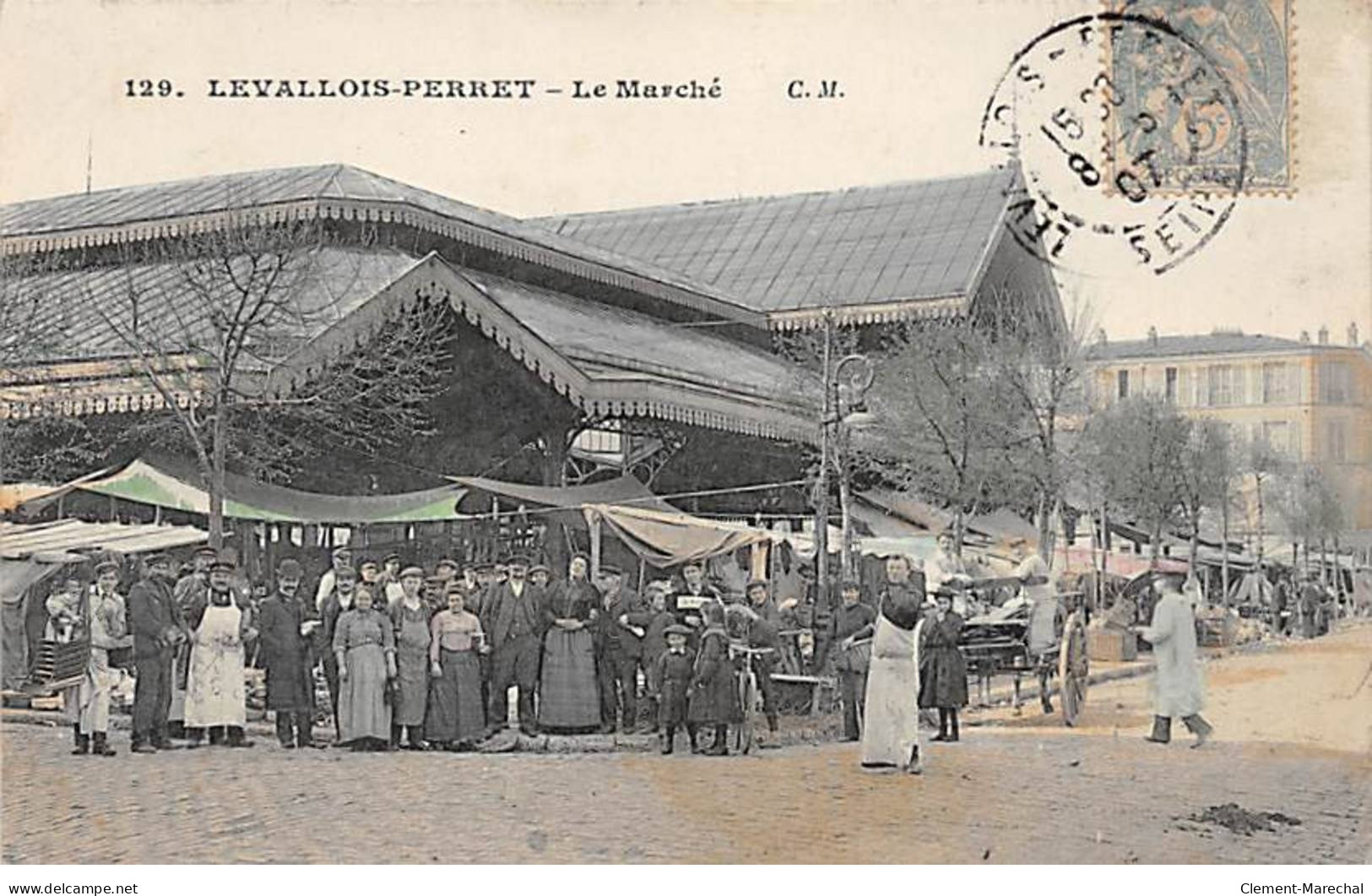 LEVALLOIS PERRET - Le Marché - état - Levallois Perret