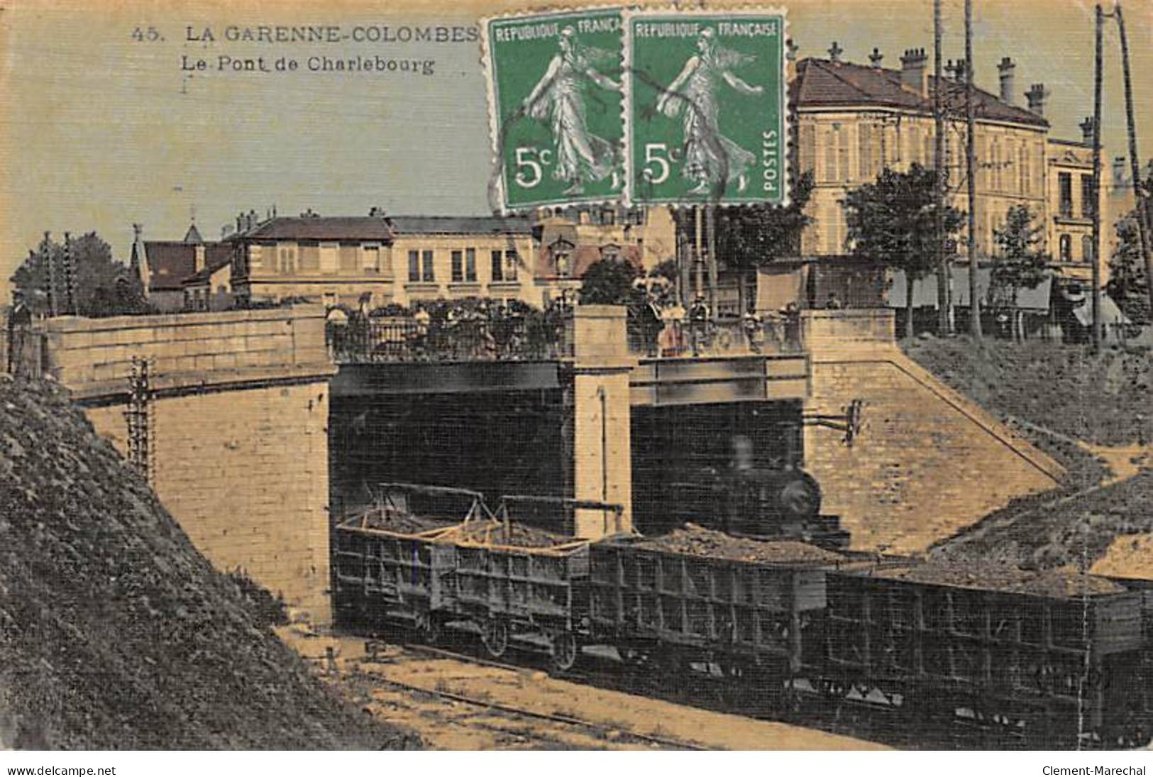 LA GARENNE COLOMBES - Le Pont De Charlebourg - Très Bon état - La Garenne Colombes