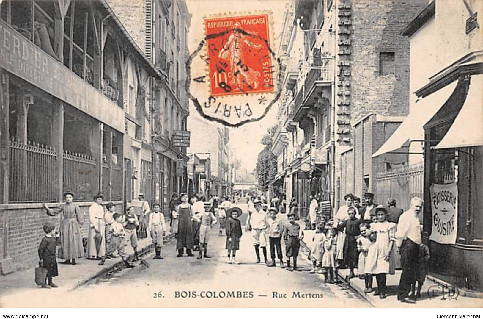 BOIS COLOMBES - Rue Mertens - état - Colombes