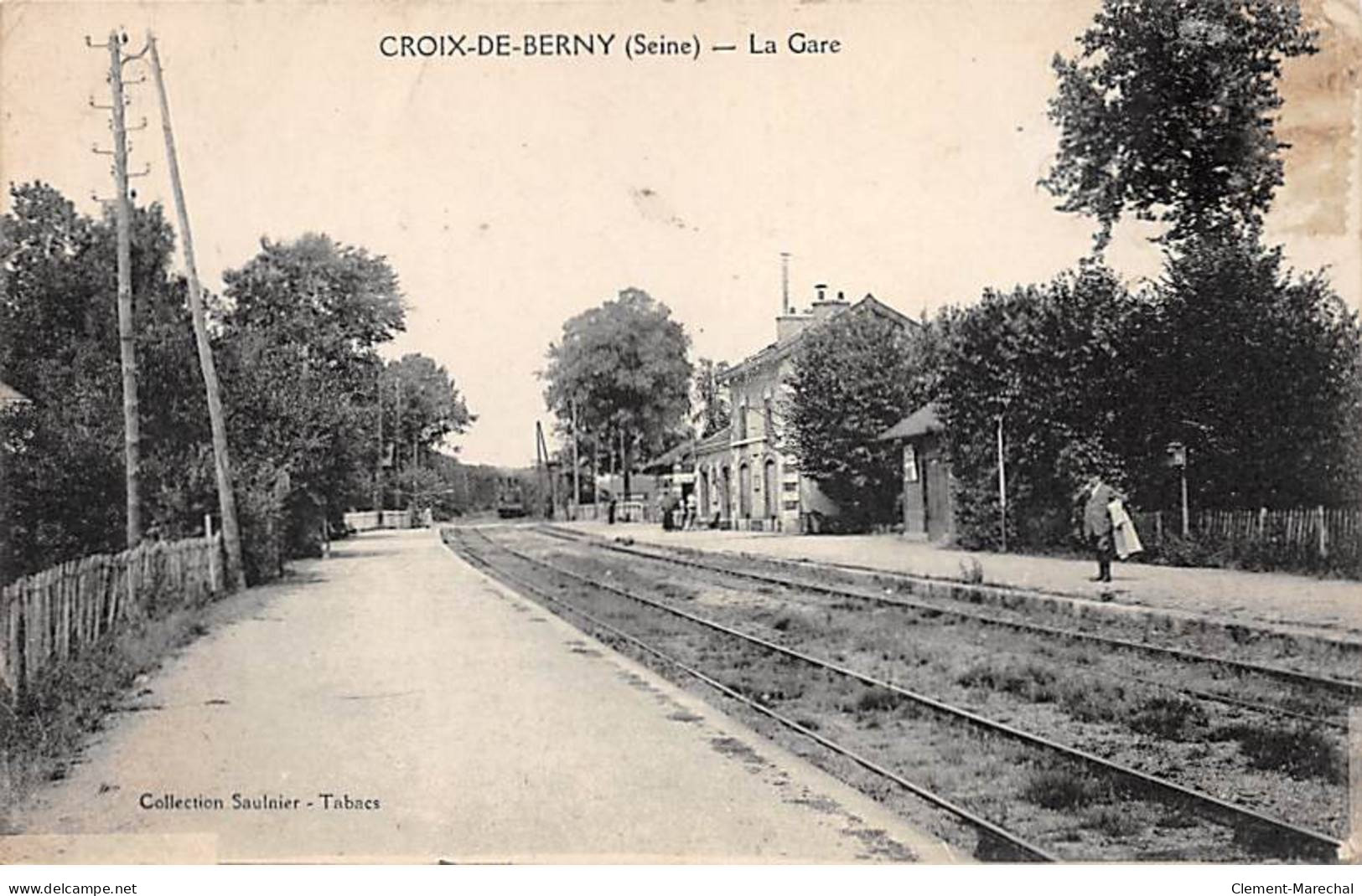 CROIX DE BERNY - La Gare - Très Bon état - Other & Unclassified