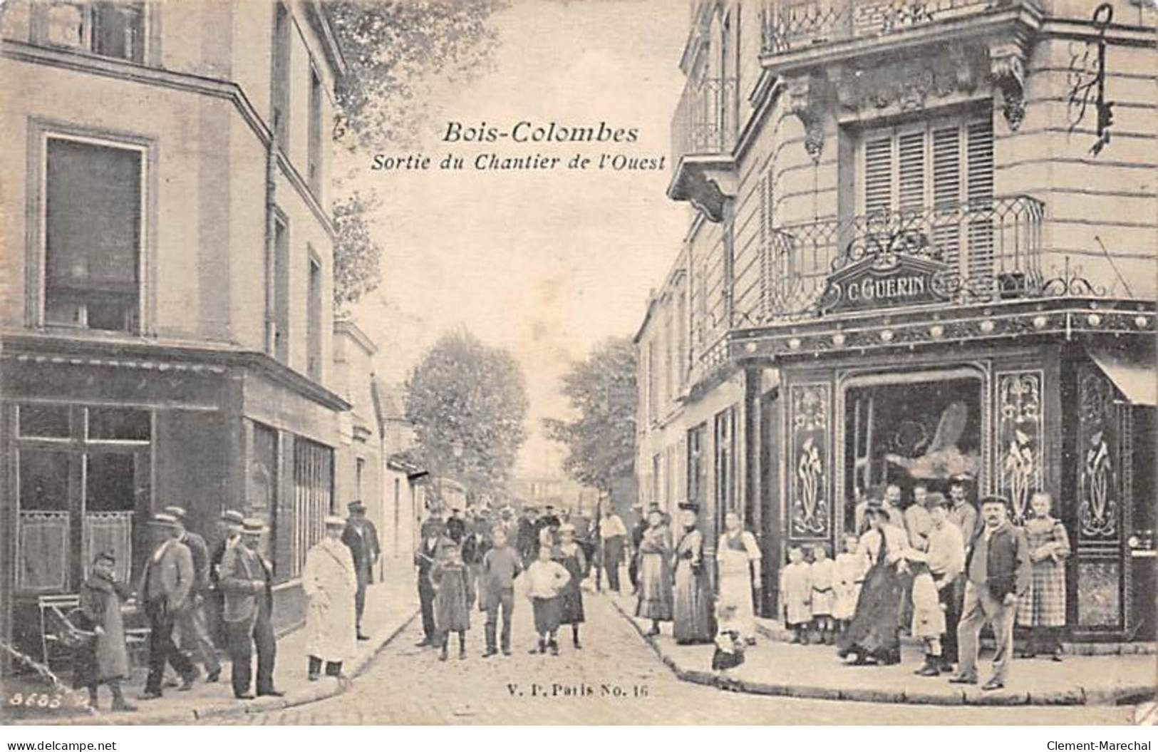 BOIS COLOMBES - Sortie Du Chantier De L'Ouest - état - Colombes