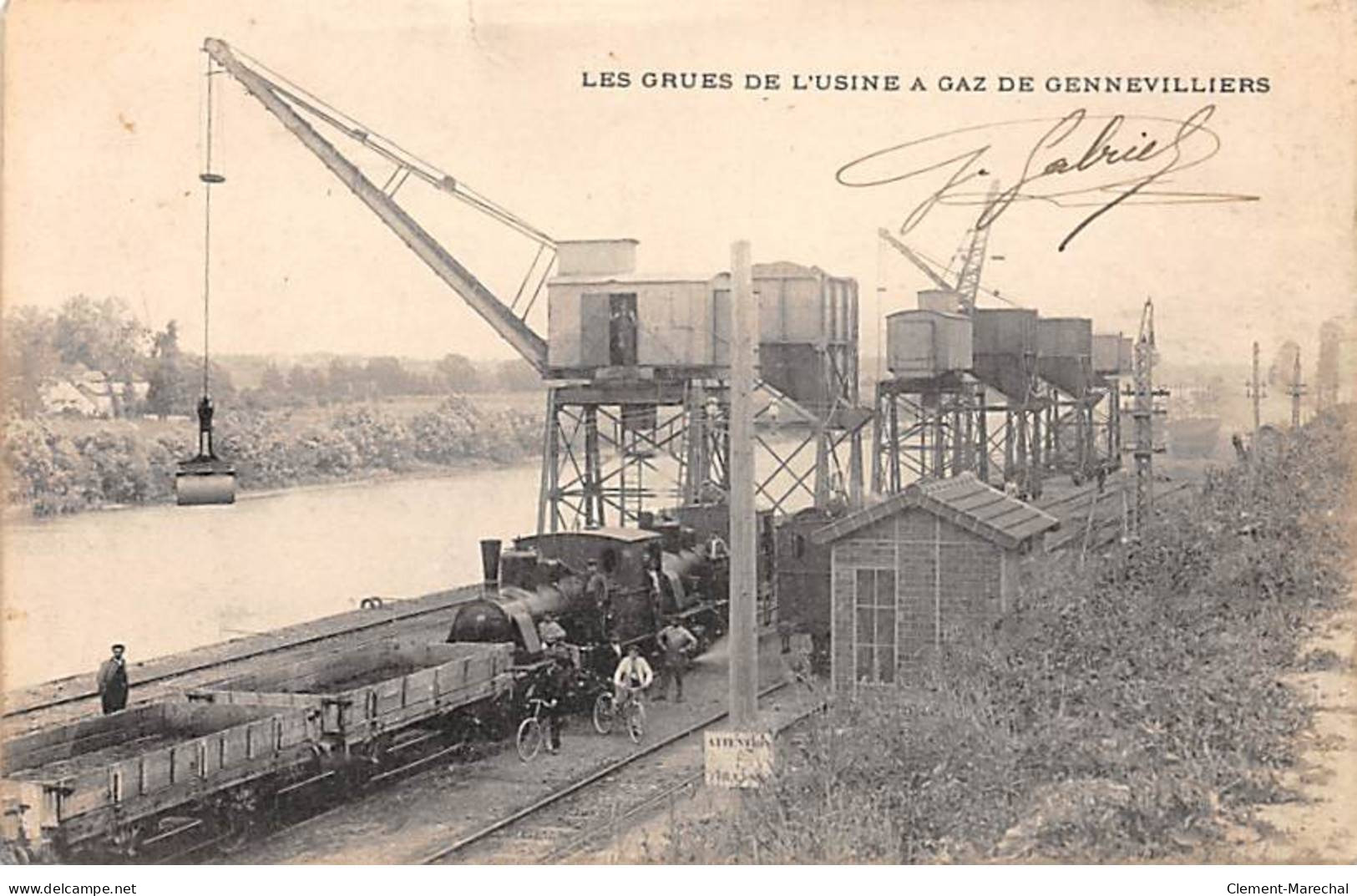 Les Grues De L'Usine à Gaz De GENNEVILLIERS - Très Bon état - Gennevilliers