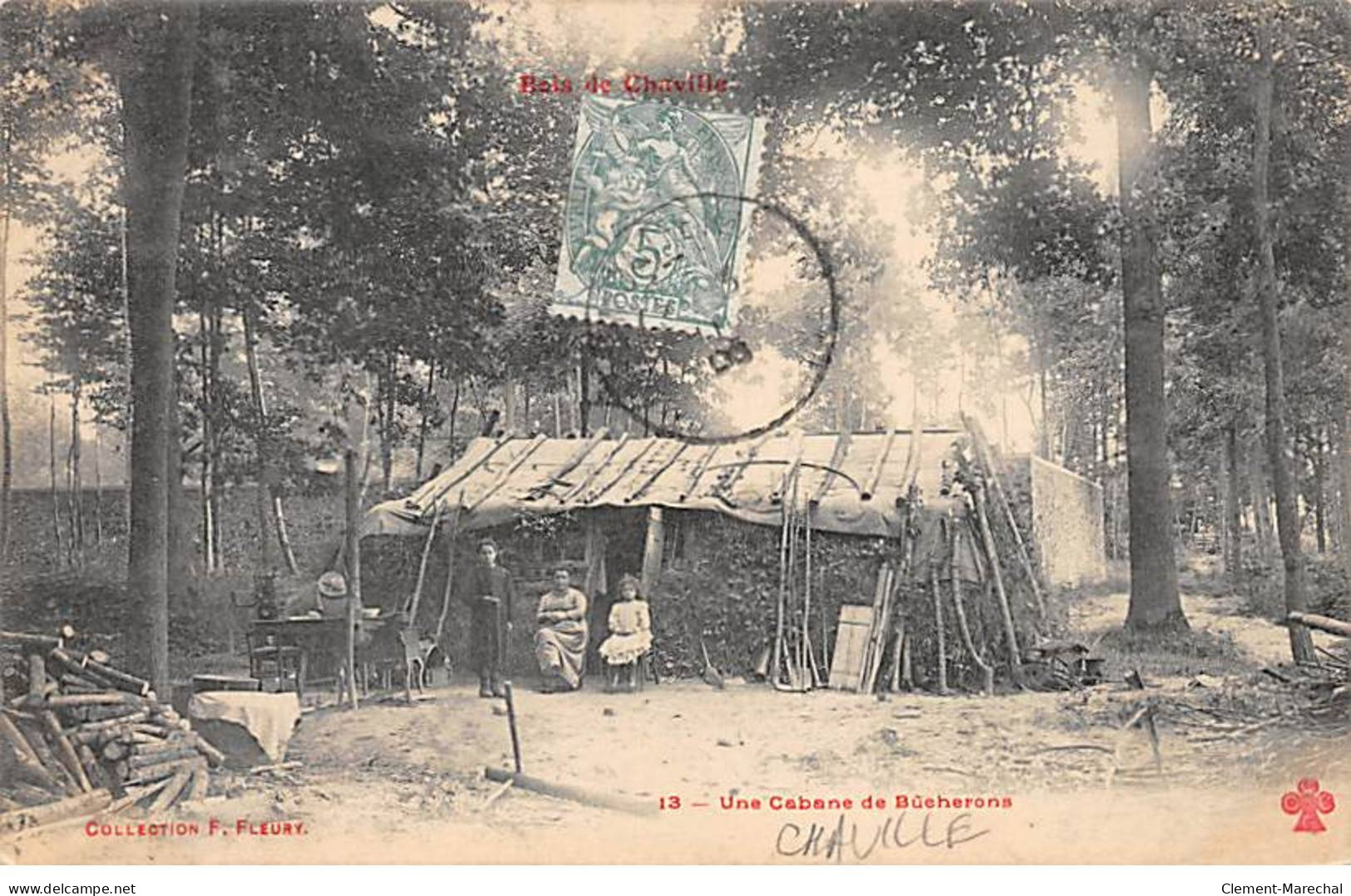 Bois De CHAVILLE - Une Cabane De Bûcherons - F. Fleury - Très Bon état - Chaville